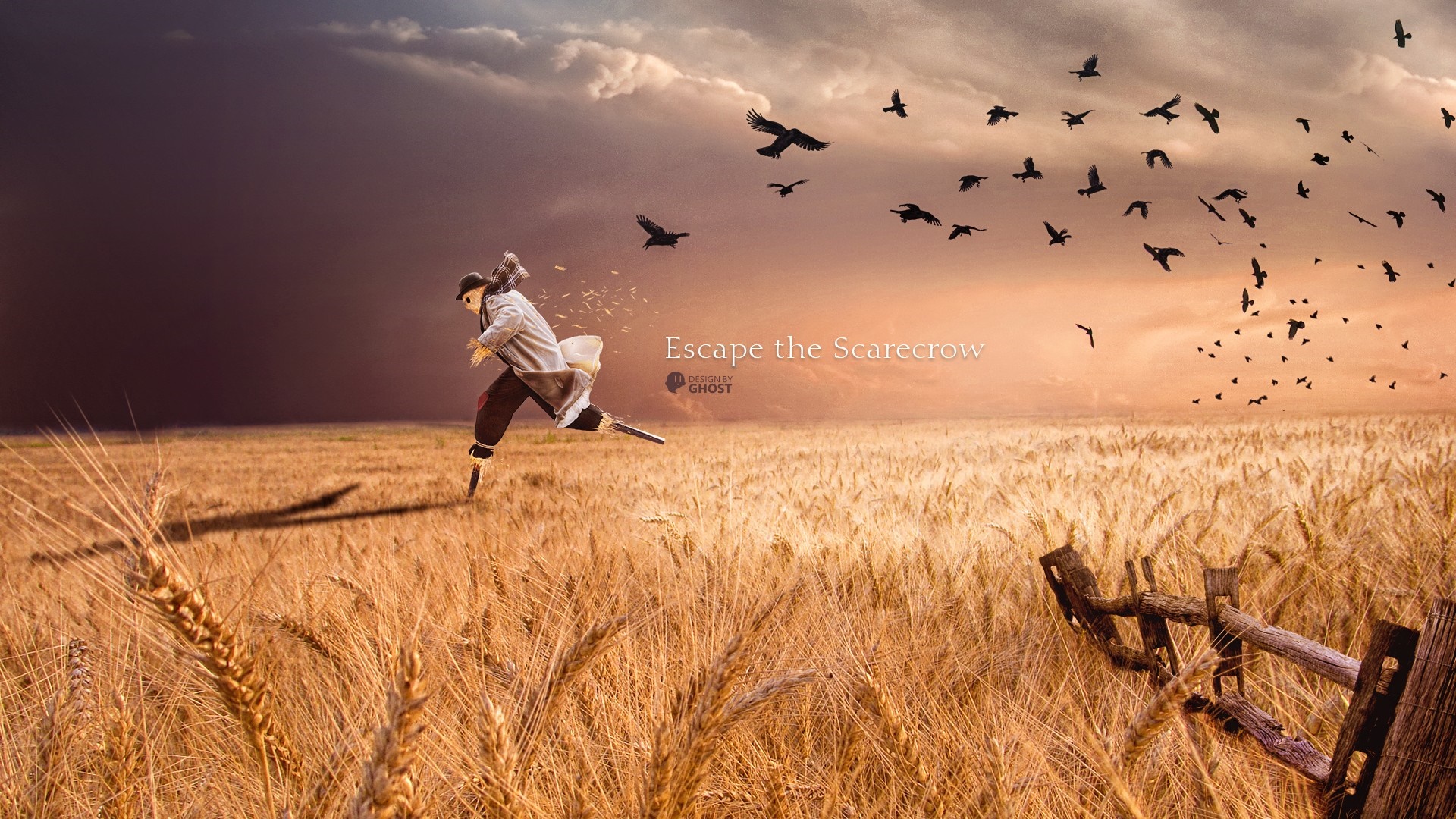 Escape the Scarecrow HD Wallpaper
