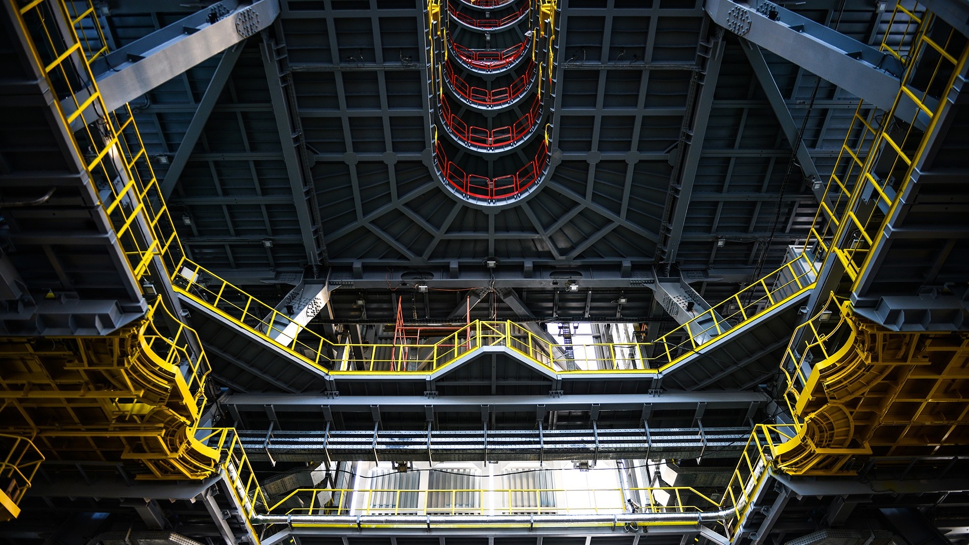Vostochny Cosmodrome launch structure interior HD Wallpaper