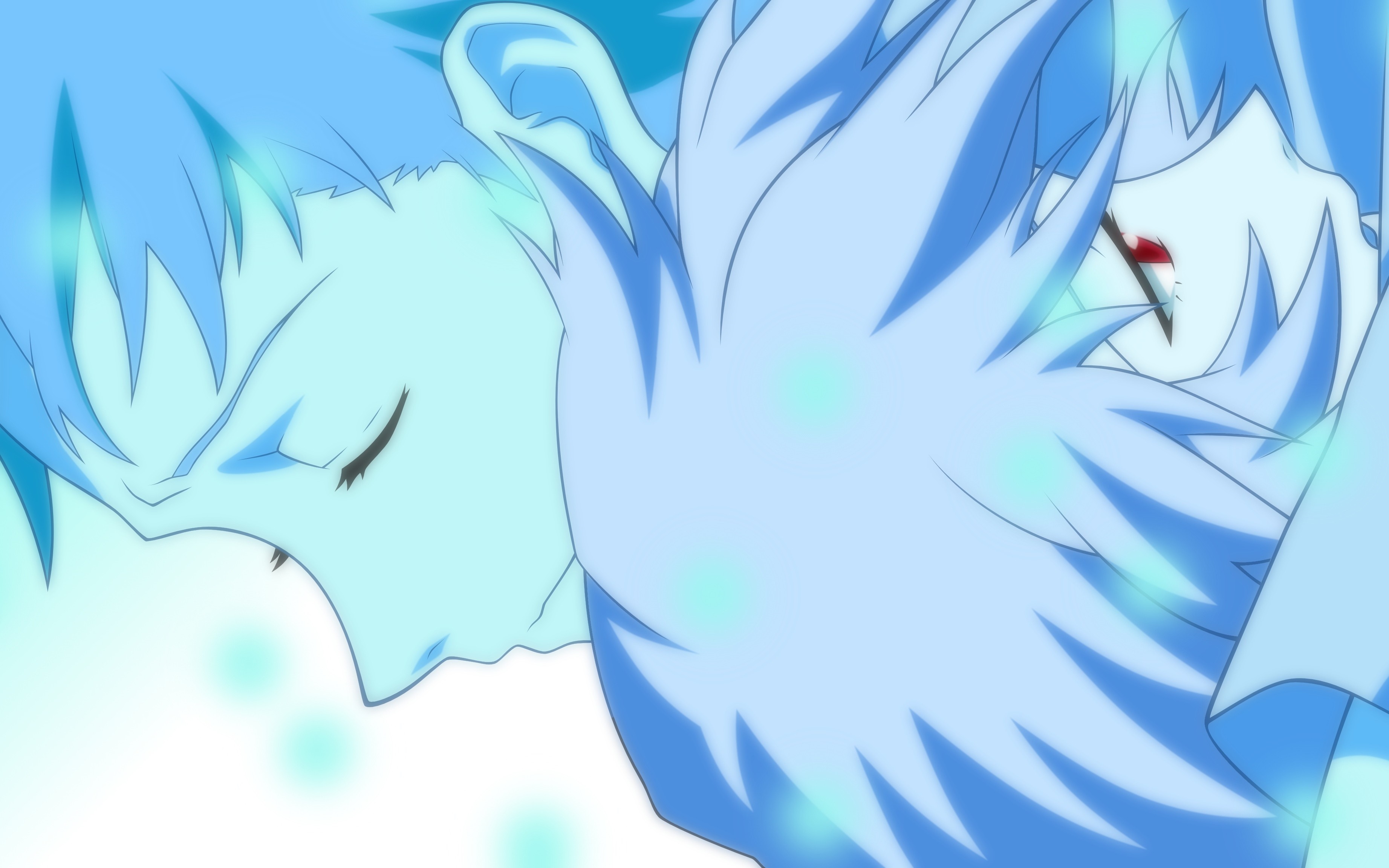 Ayanami Rei and Ikari Shinji from Neon Genesis Evangelion HD Wallpaper