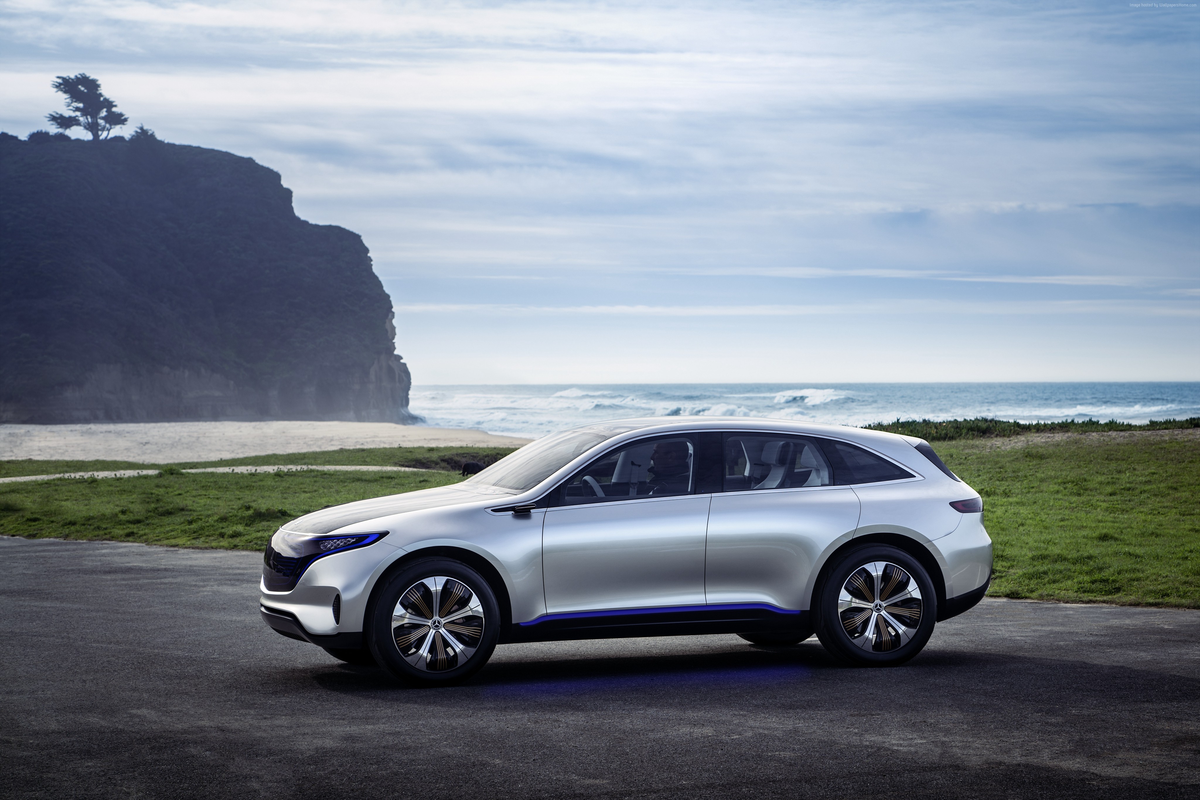 Mercedes Generation EQ electric car 4K HD Wallpaper
