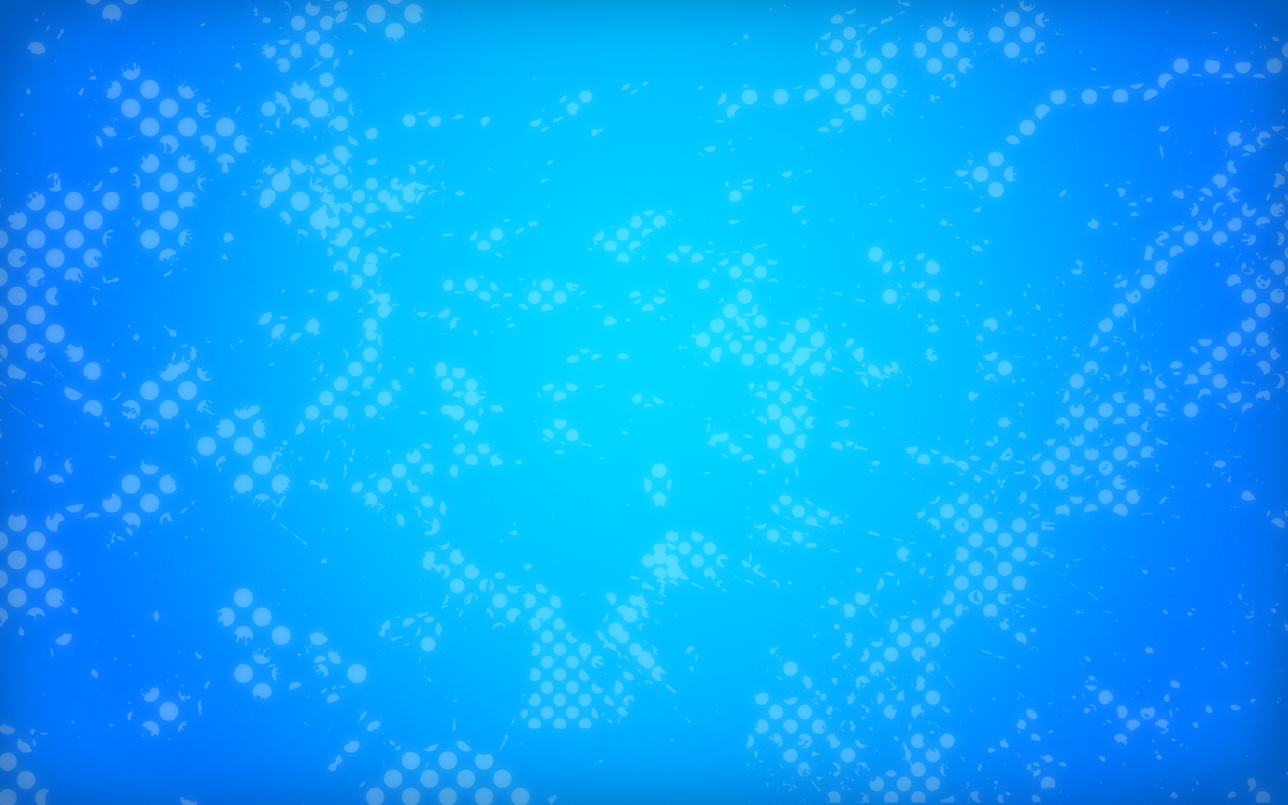 Abstract blue background with halftone dots HD Wallpaper