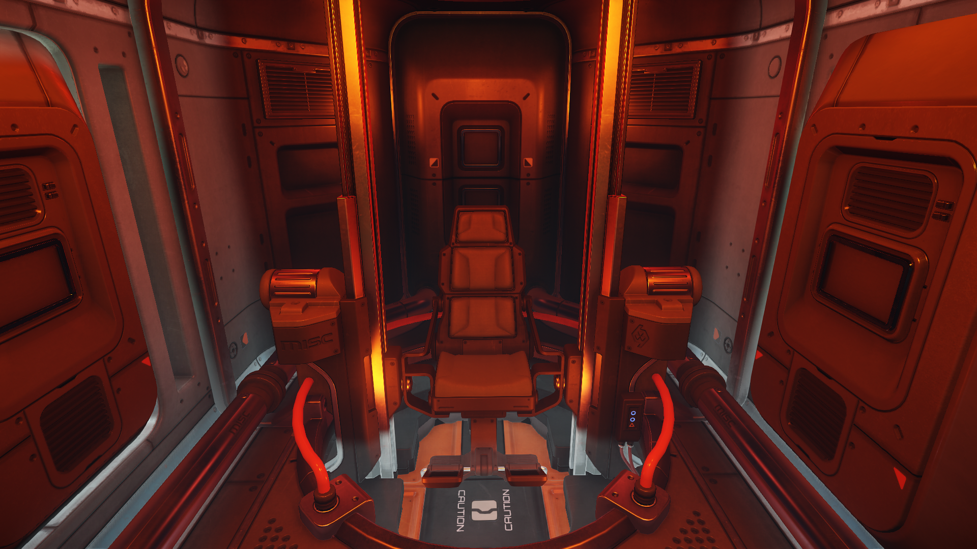Interior of a MISC Starfarer cockpit in Star Citizen HD Wallpaper