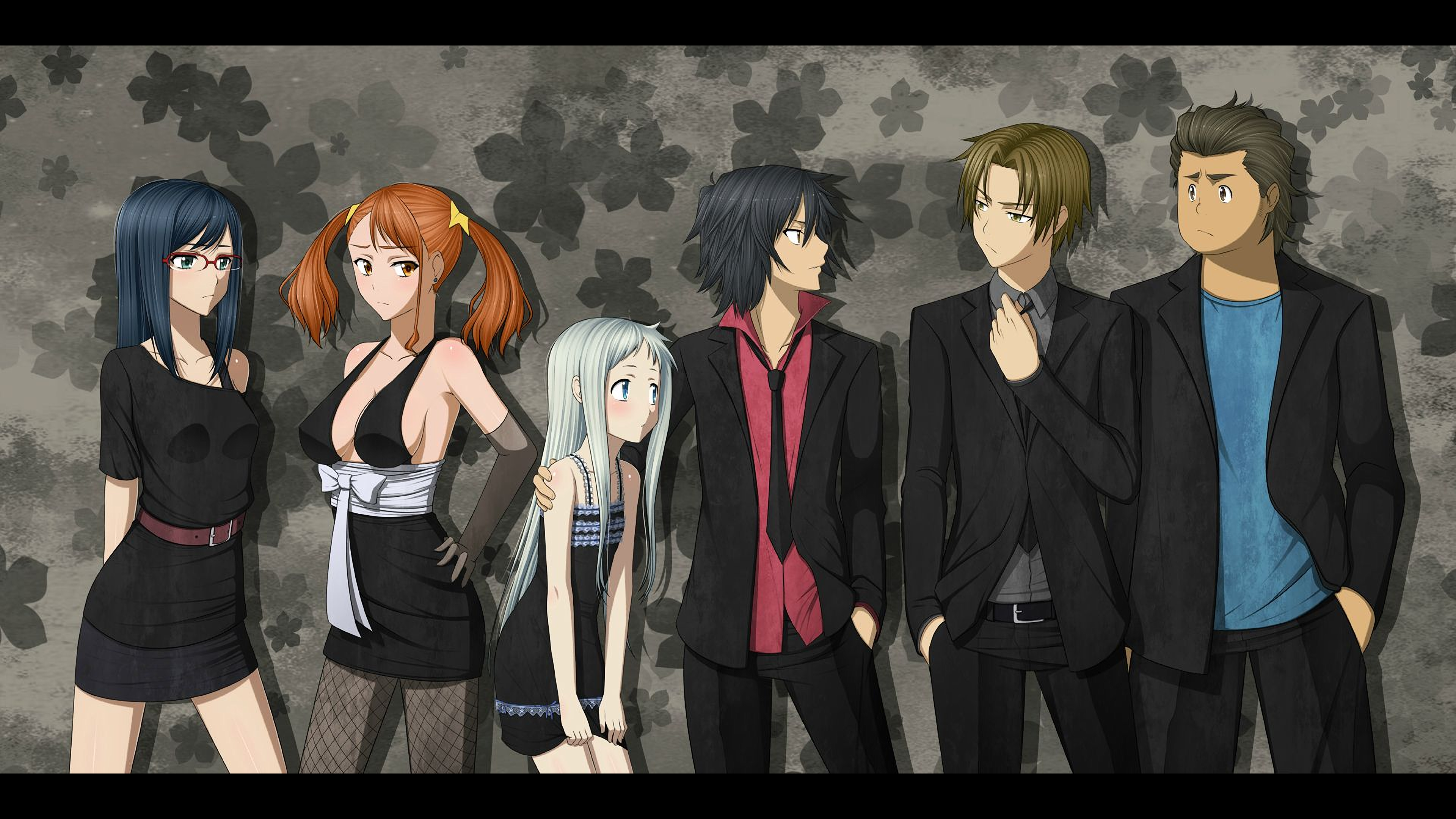 Characters from Anohana: The Flower We Saw That Day HD Wallpaper