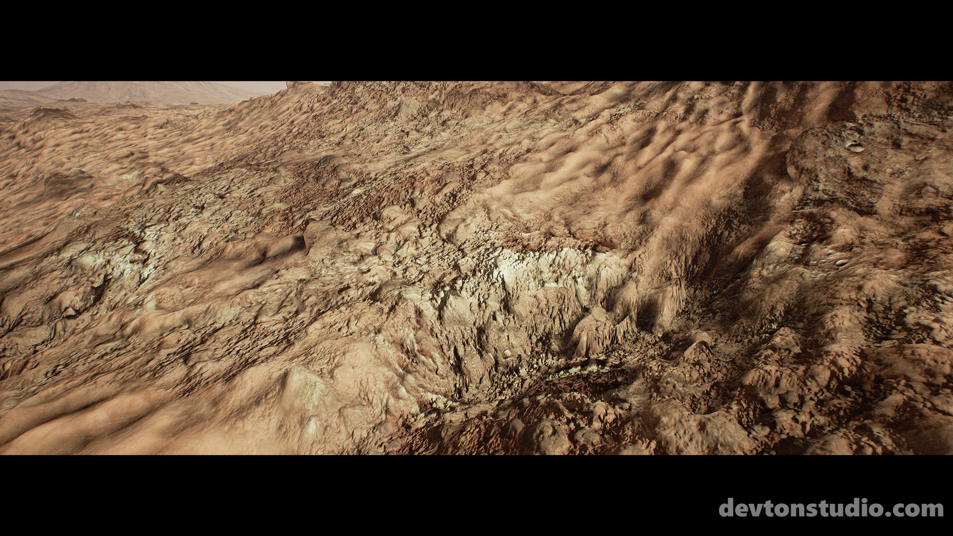 Unreal Engine 4 terrain texture formation HD Wallpaper