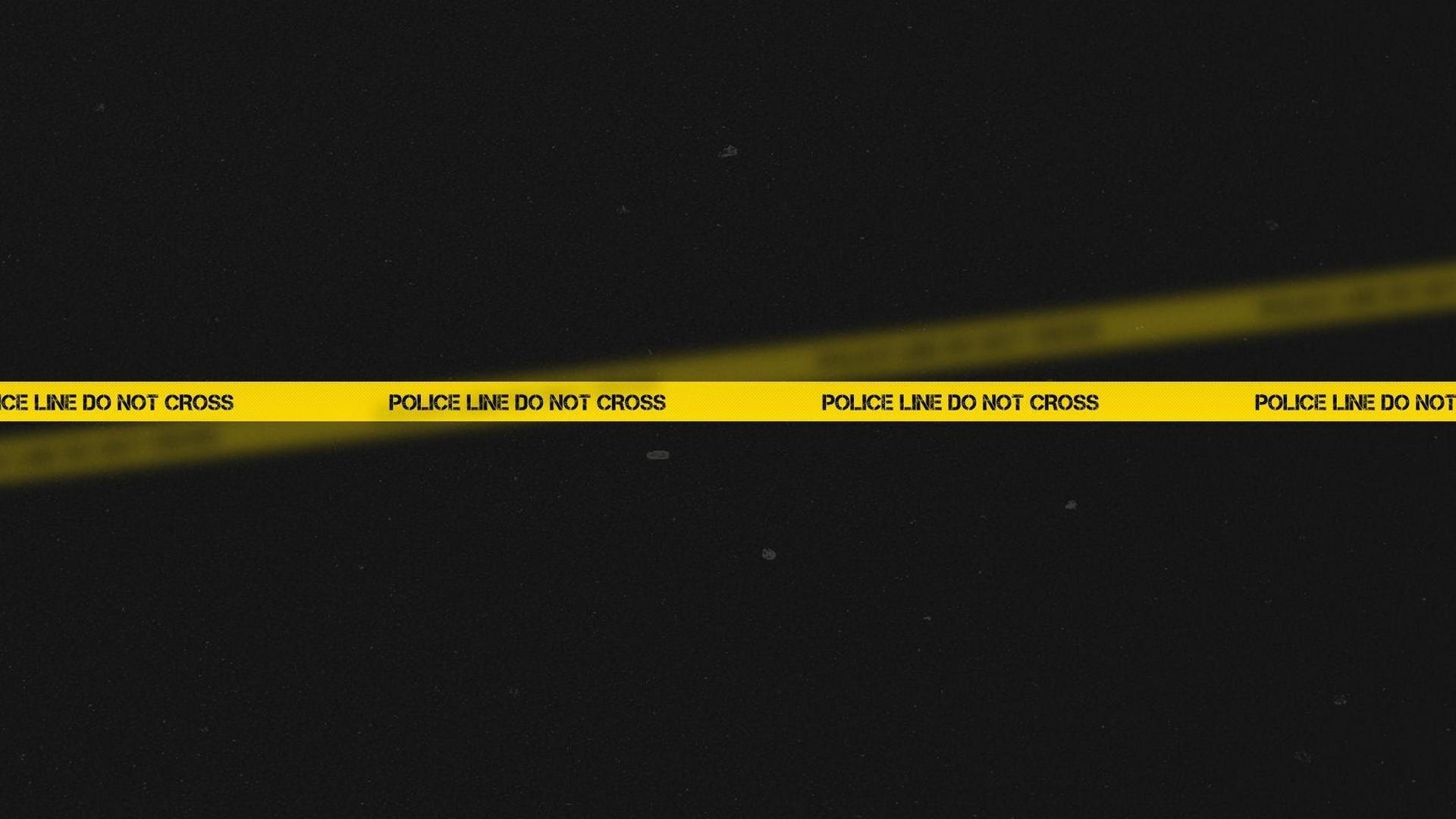 Police line do not cross tape HD Wallpaper