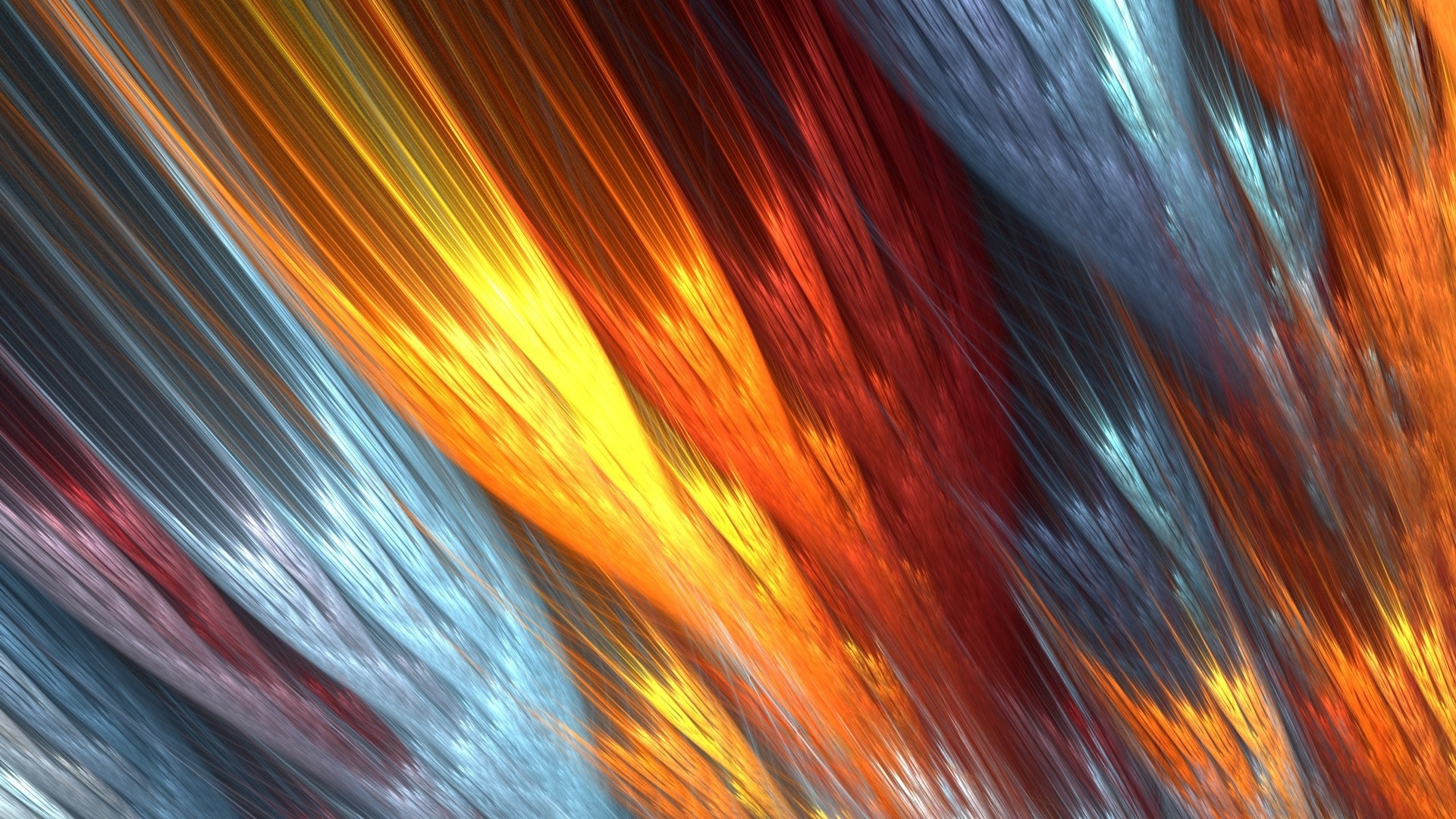 Abstract fractal art with streaks of color HD Wallpaper