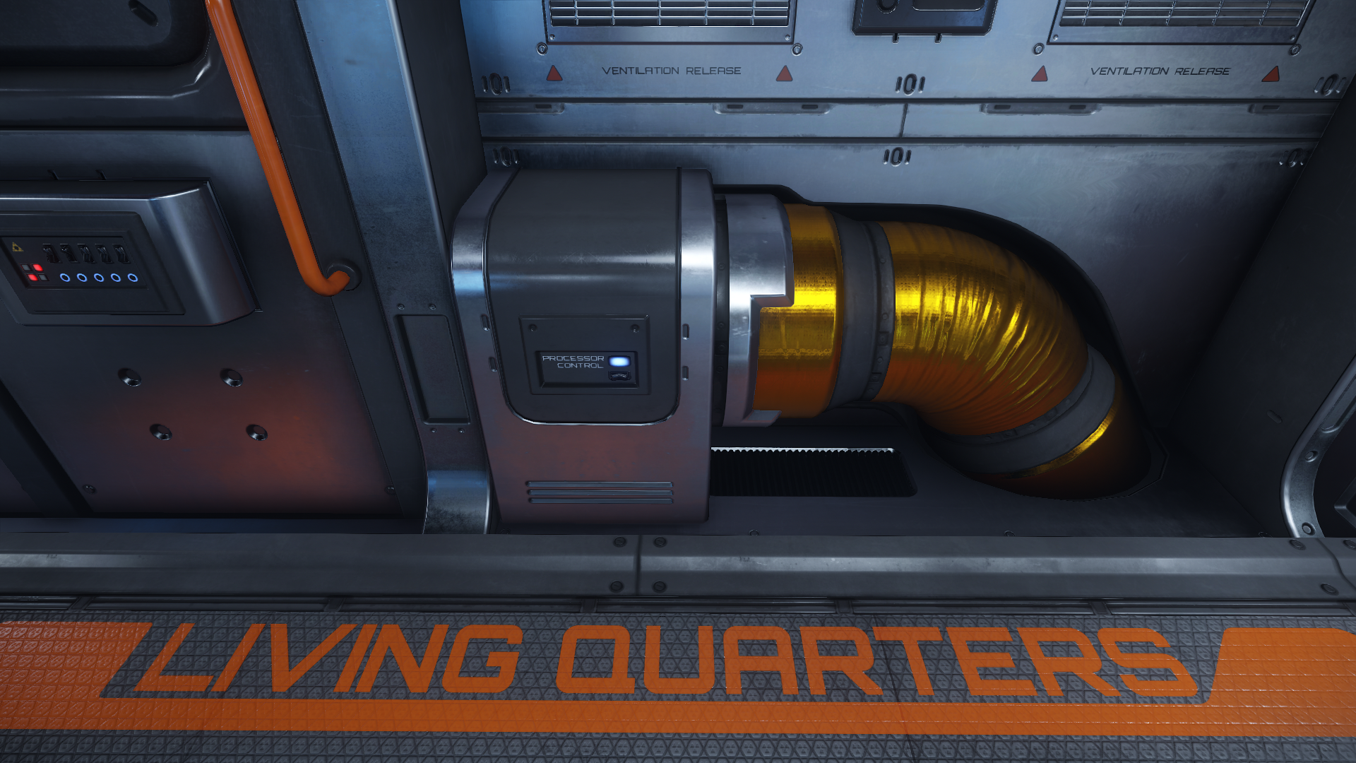 Star Citizen MISC Starfarer interior detail HD Wallpaper