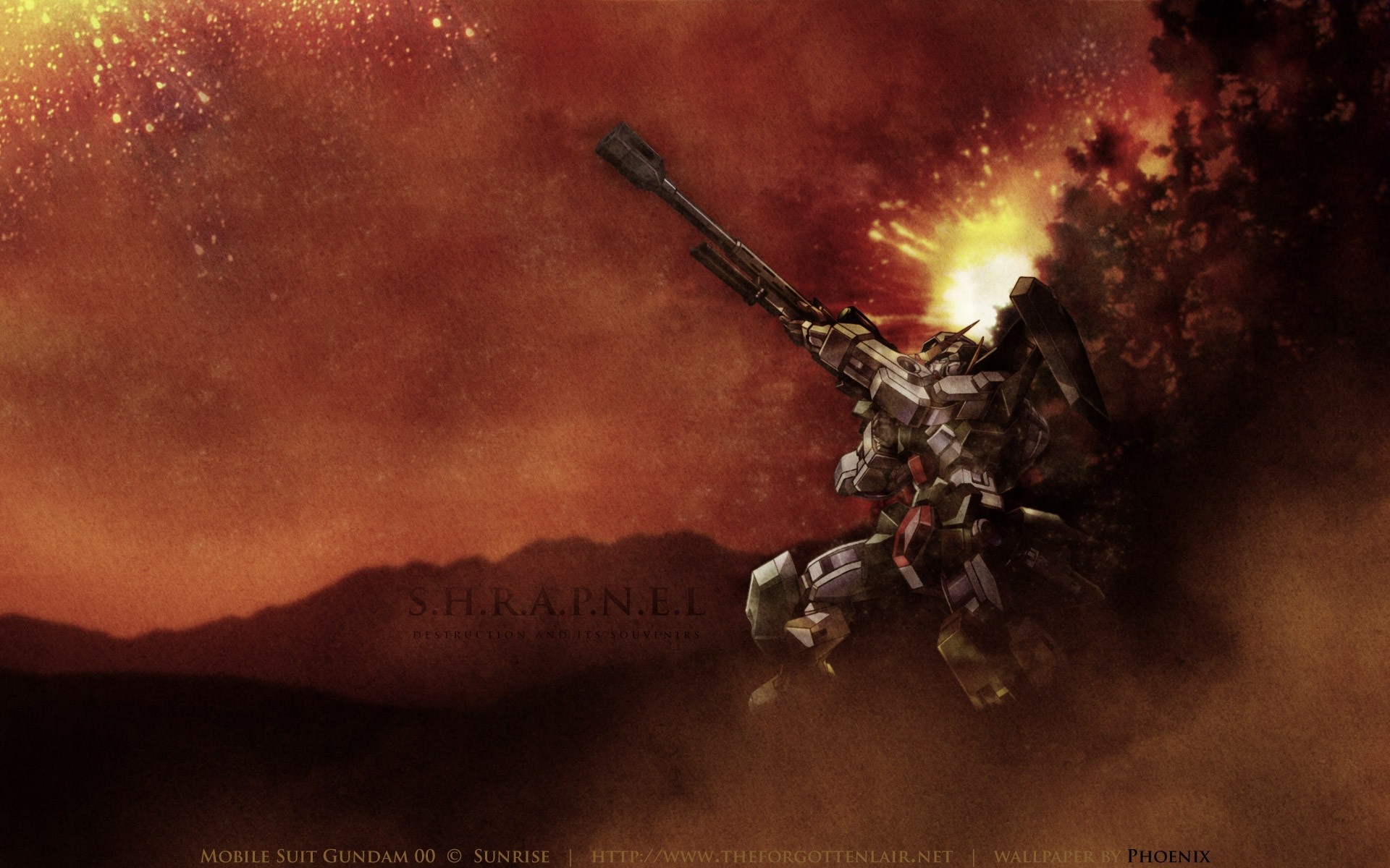 Mobile Suit Gundam 00 Shrapnel HD Wallpaper