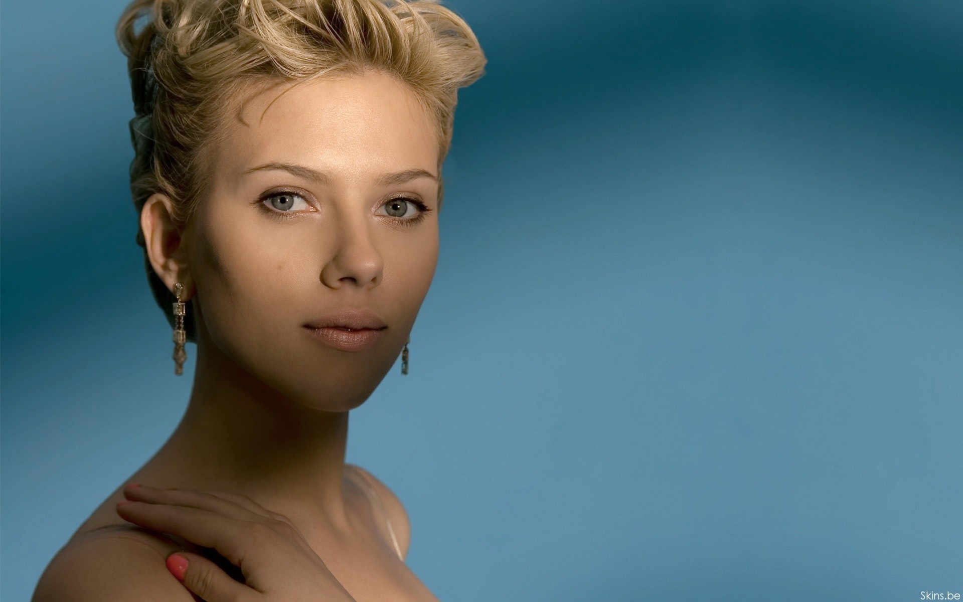 Scarlett Johansson portrait photography HD Wallpaper