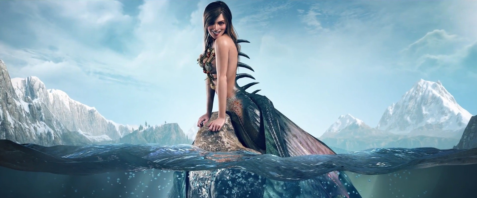 Mermaid from The Witcher 3: Wild Hunt HD Wallpaper