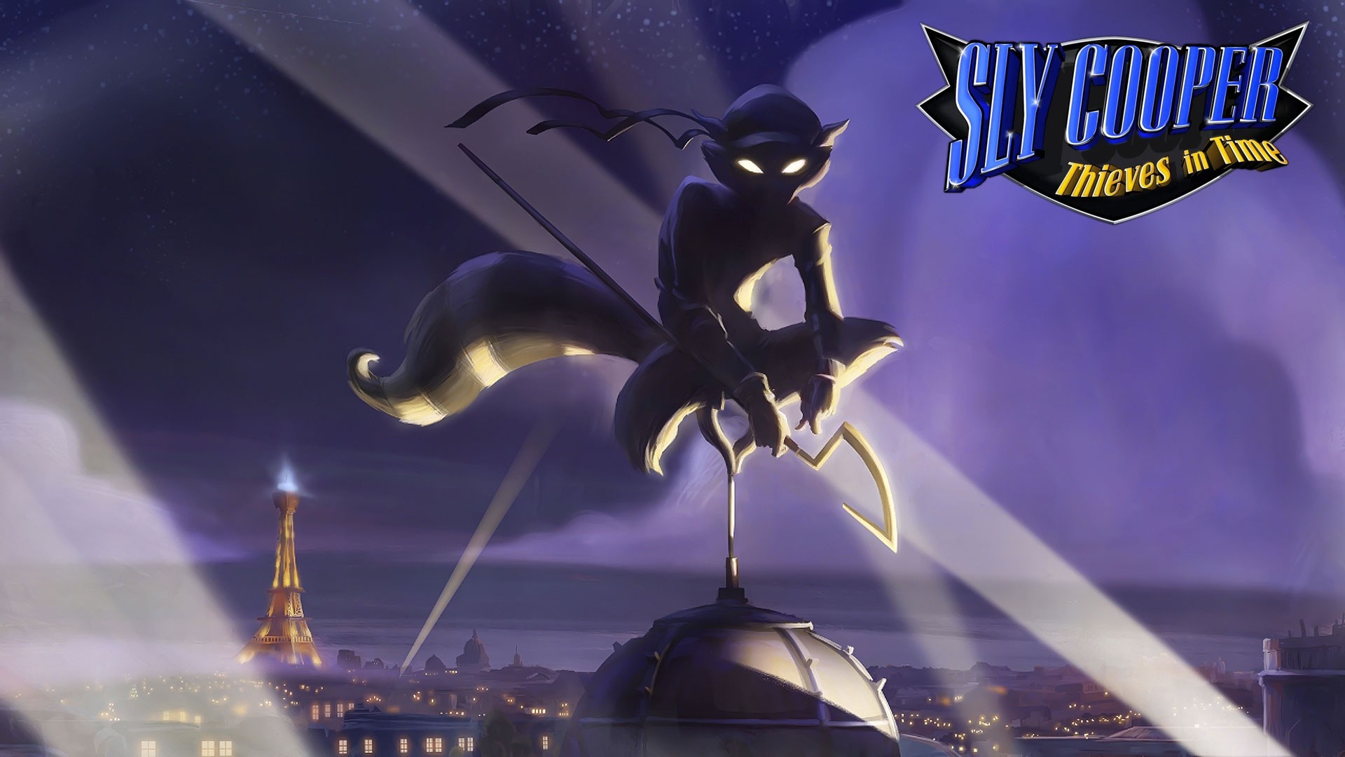 Sly Cooper: Thieves in Time title screen HD Wallpaper