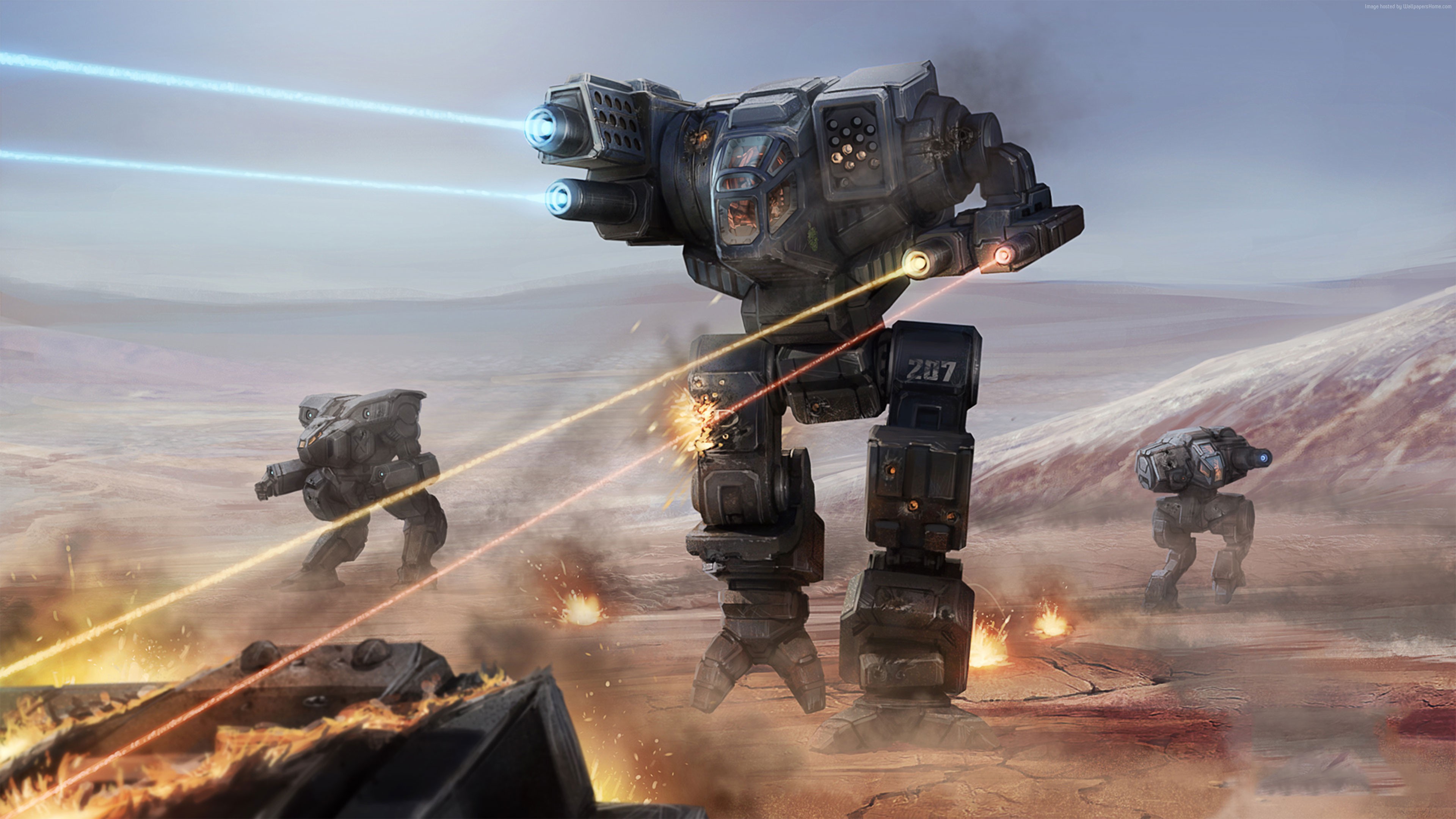 BattleTech 4K screenshot HD Wallpaper