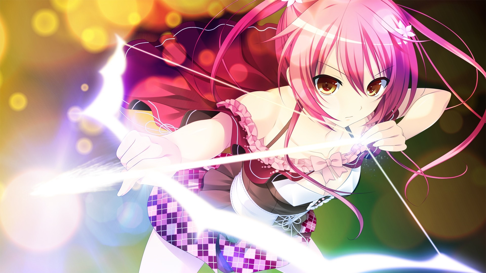 Rikudou Asahi from Sorcery Jokers with a bow and arrow HD Wallpaper