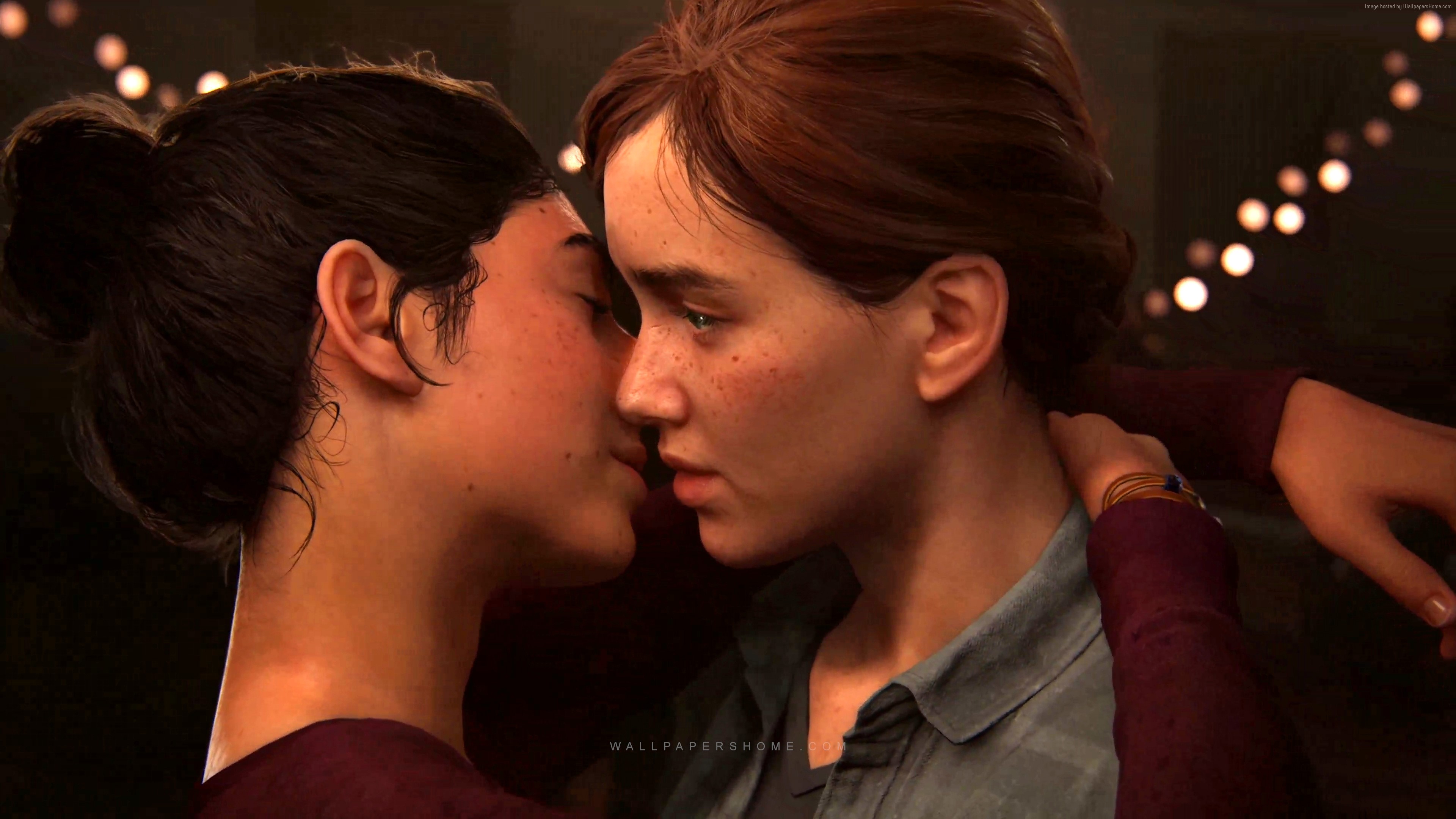 Ellie and Dina from The Last of Us: Part 2 HD Wallpaper