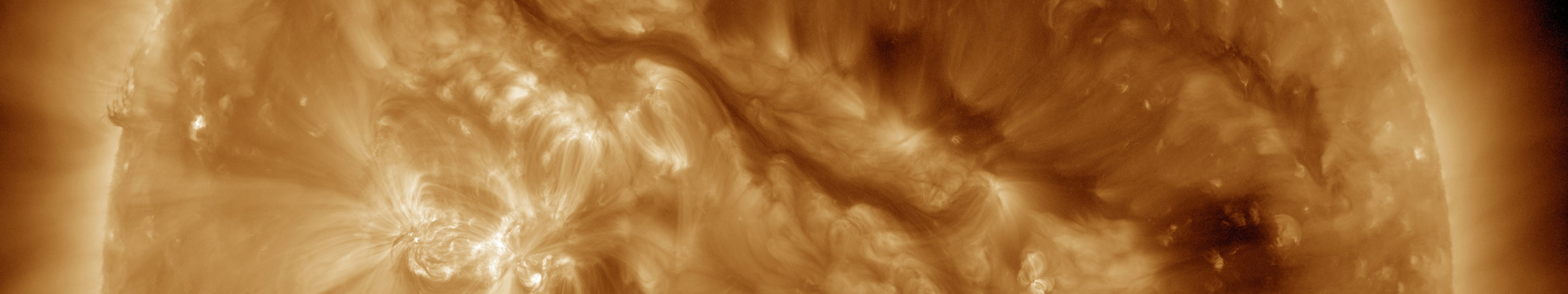 The Sun's Surface with Solar Flares and Prominences HD Wallpaper