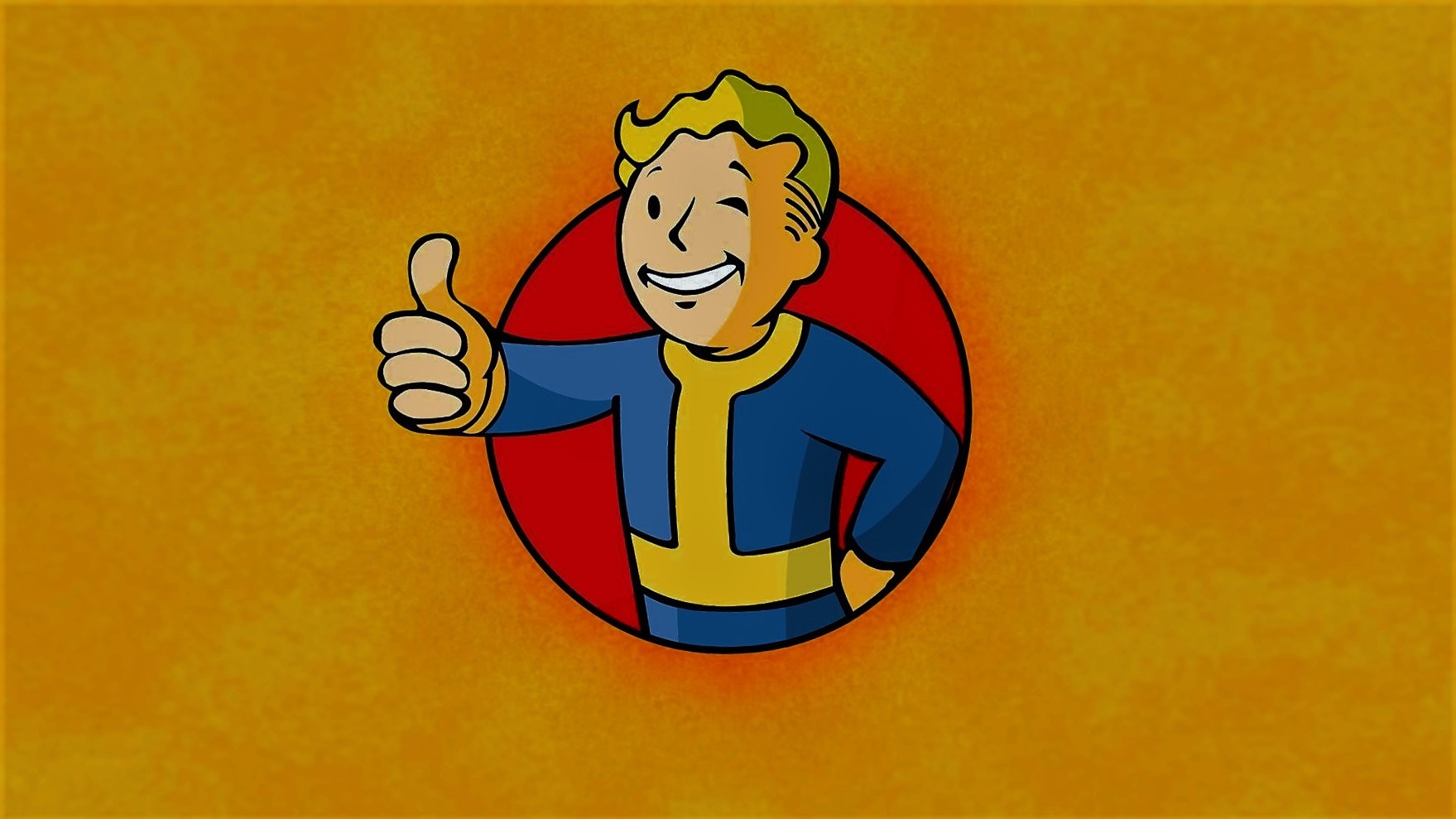 Vault Boy giving a thumbs up from Fallout HD Wallpaper