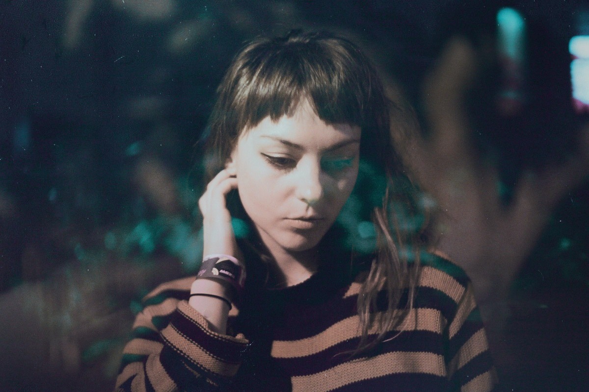 Angel Olsen wearing striped clothing HD Wallpaper