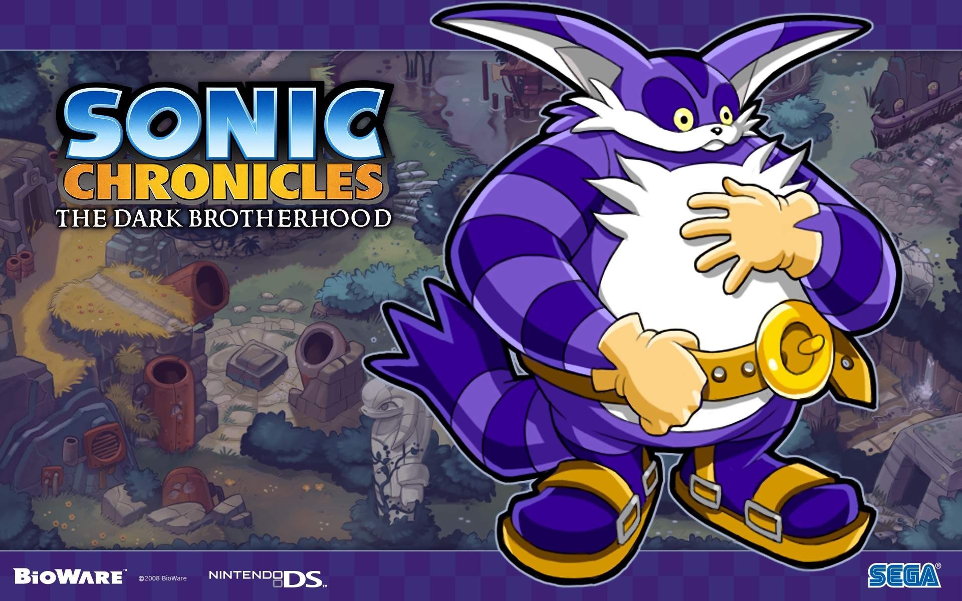 Big the Cat from Sonic Chronicles: The Dark Brotherhood HD Wallpaper