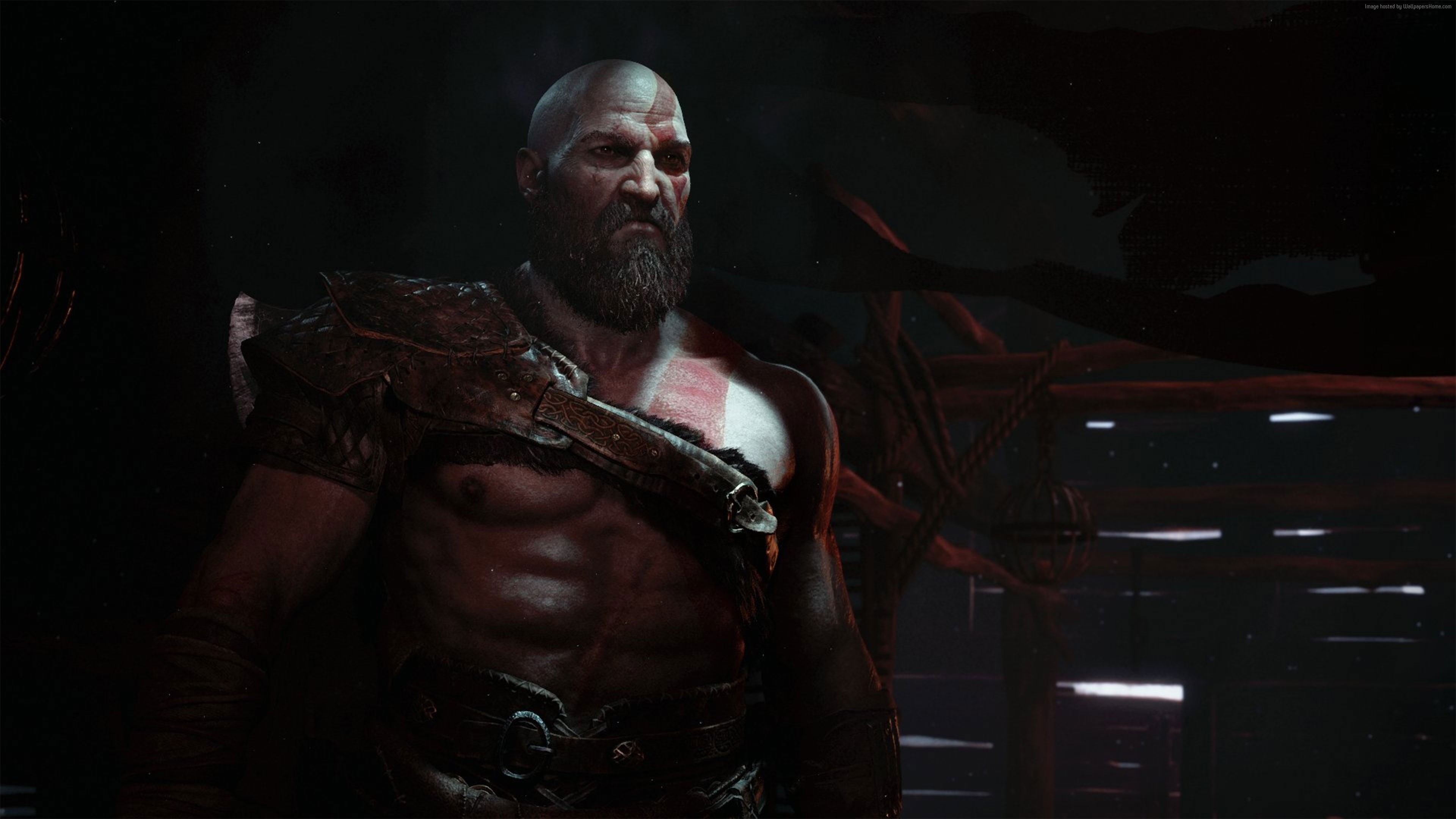 Kratos from God of War 4K E3 2017 screenshot HD Wallpaper