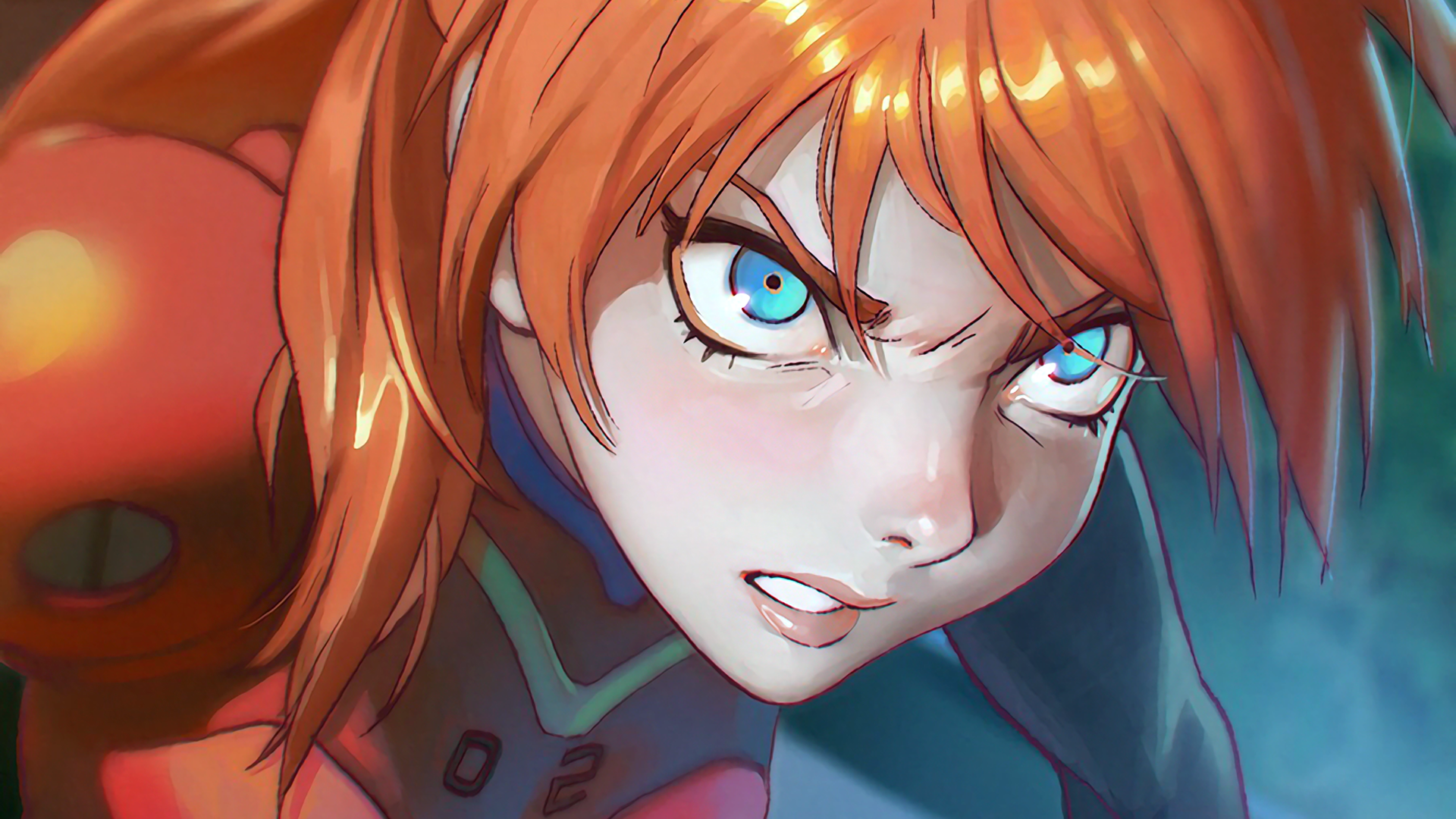 Asuka Langley Soryu from Neon Genesis Evangelion HD Wallpaper