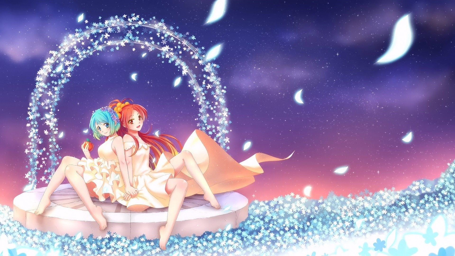 Sayaka Miki and Kyouko Sakura from Madoka Magica HD Wallpaper