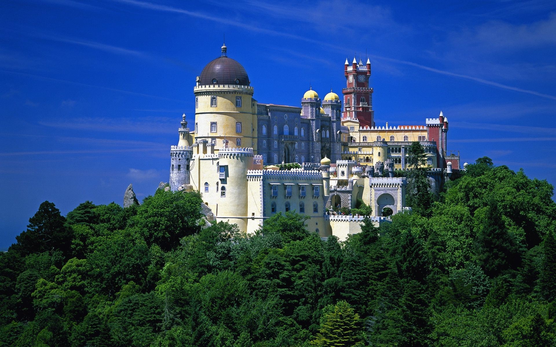 Pena Palace, Sintra, Portugal HD Wallpaper