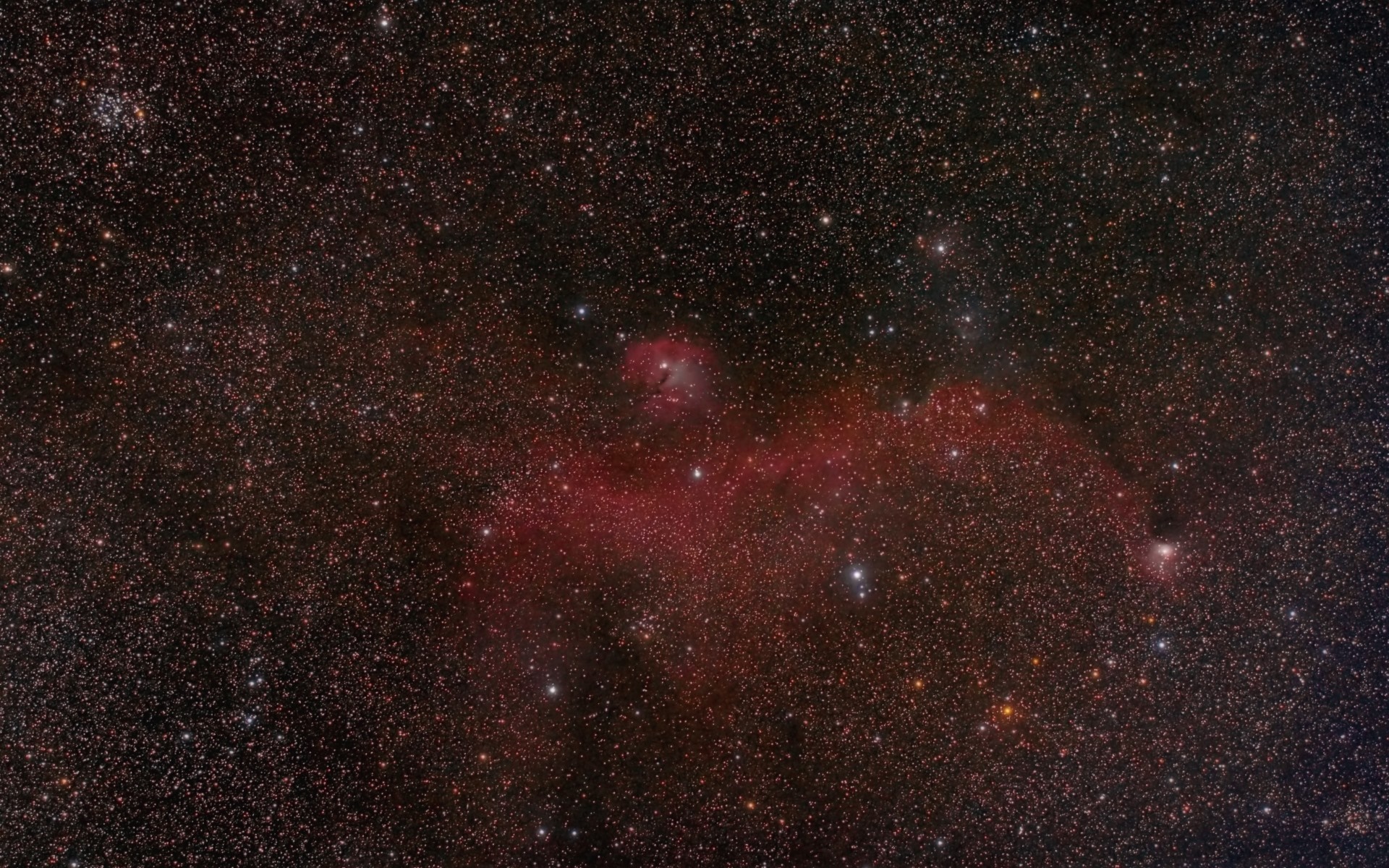 Nebula and stars in deep space HD Wallpaper