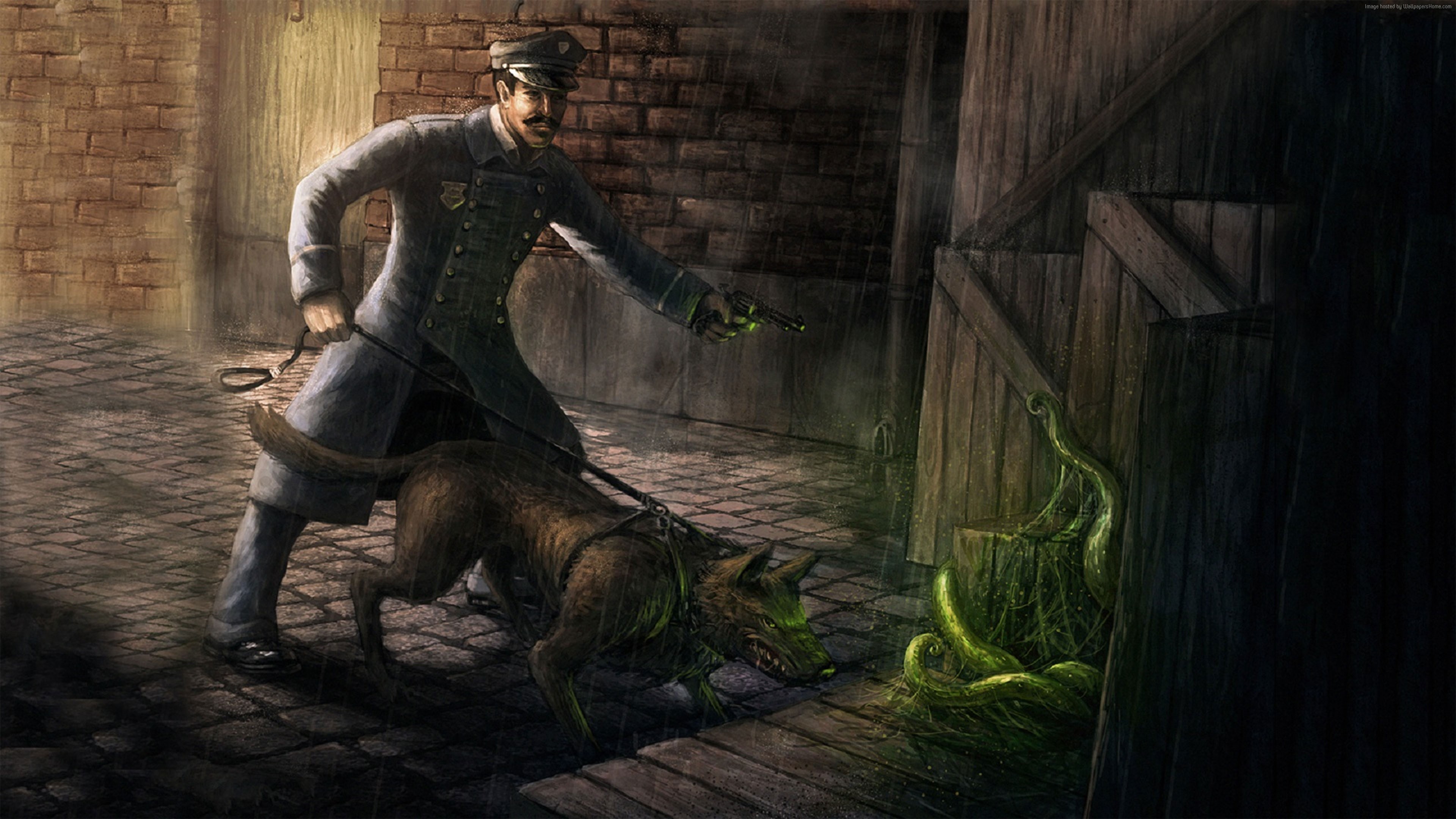Call of Cthulhu: The Official Video Game screenshot HD Wallpaper