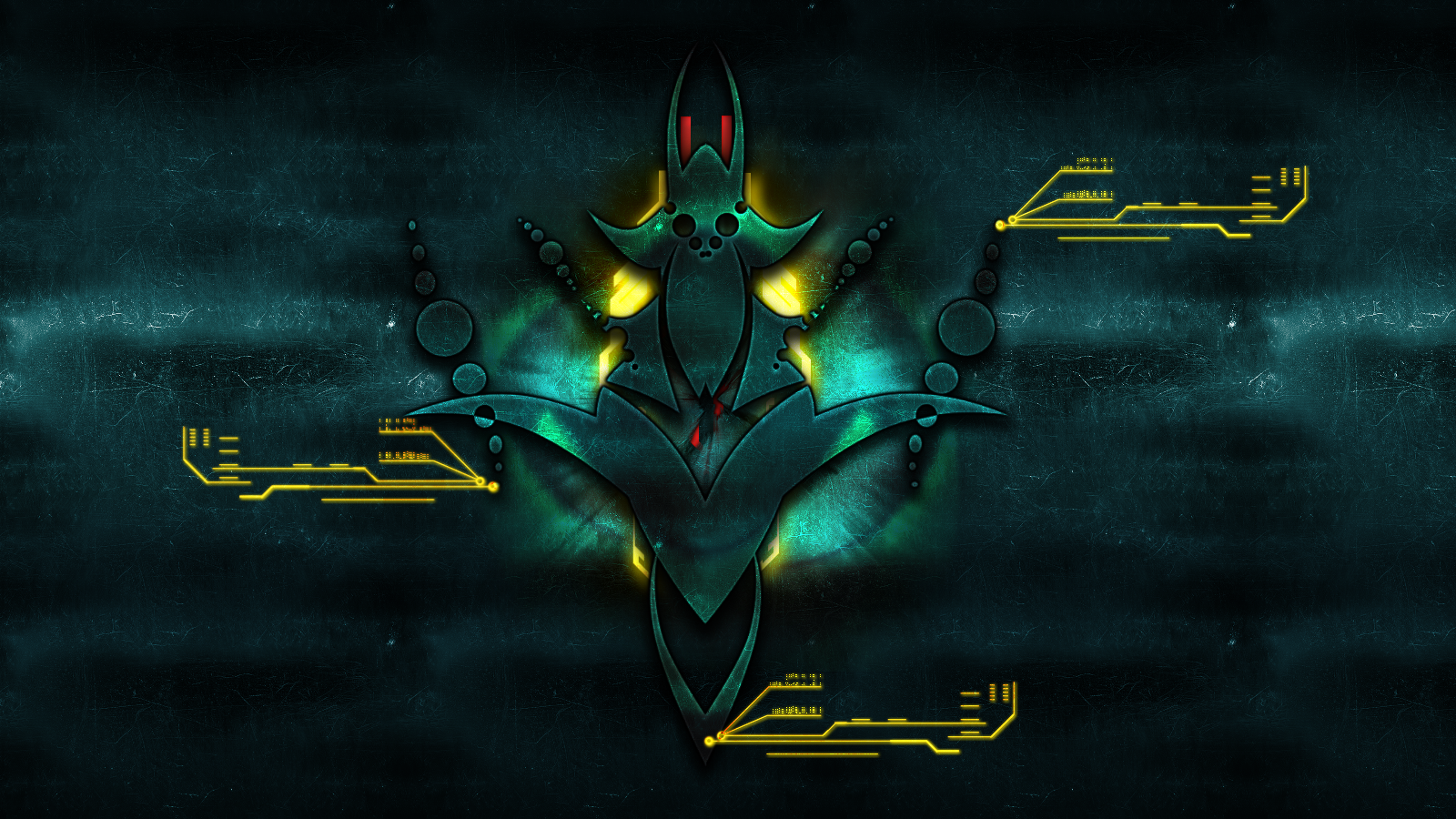 Abstract tribal digital art illustration HD Wallpaper