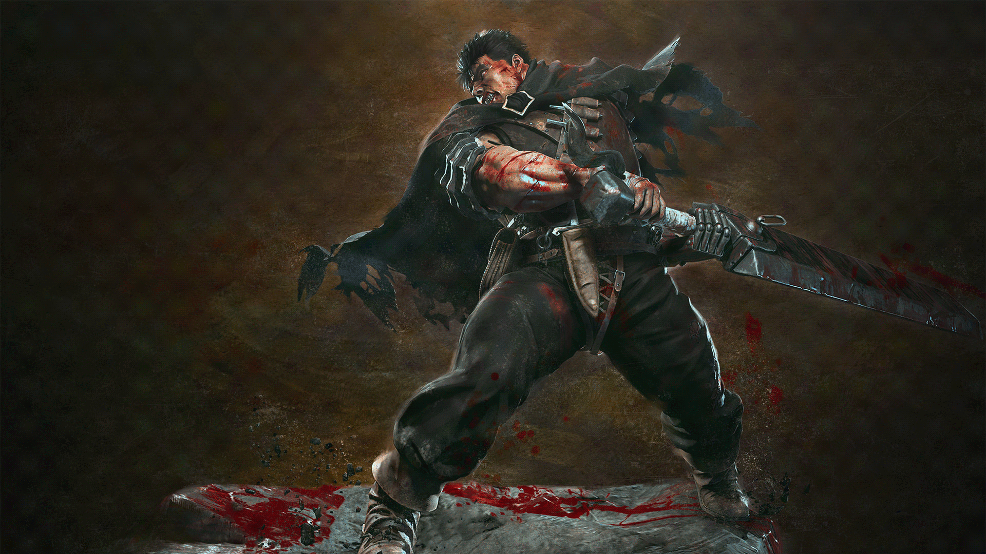 Guts the Black Swordsman from Berserk HD Wallpaper