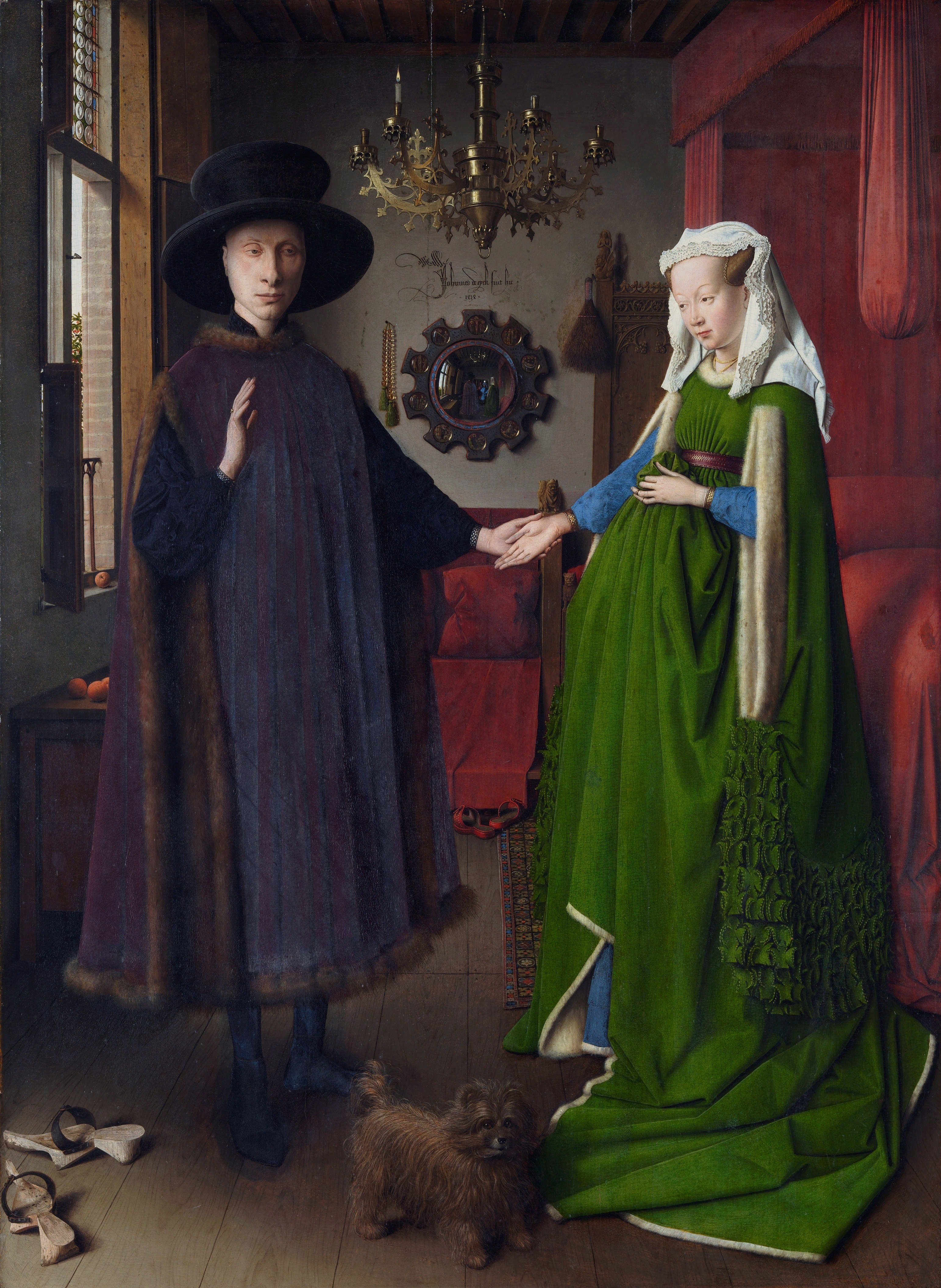 The Arnolfini Portrait by Jan van Eyck HD Wallpaper