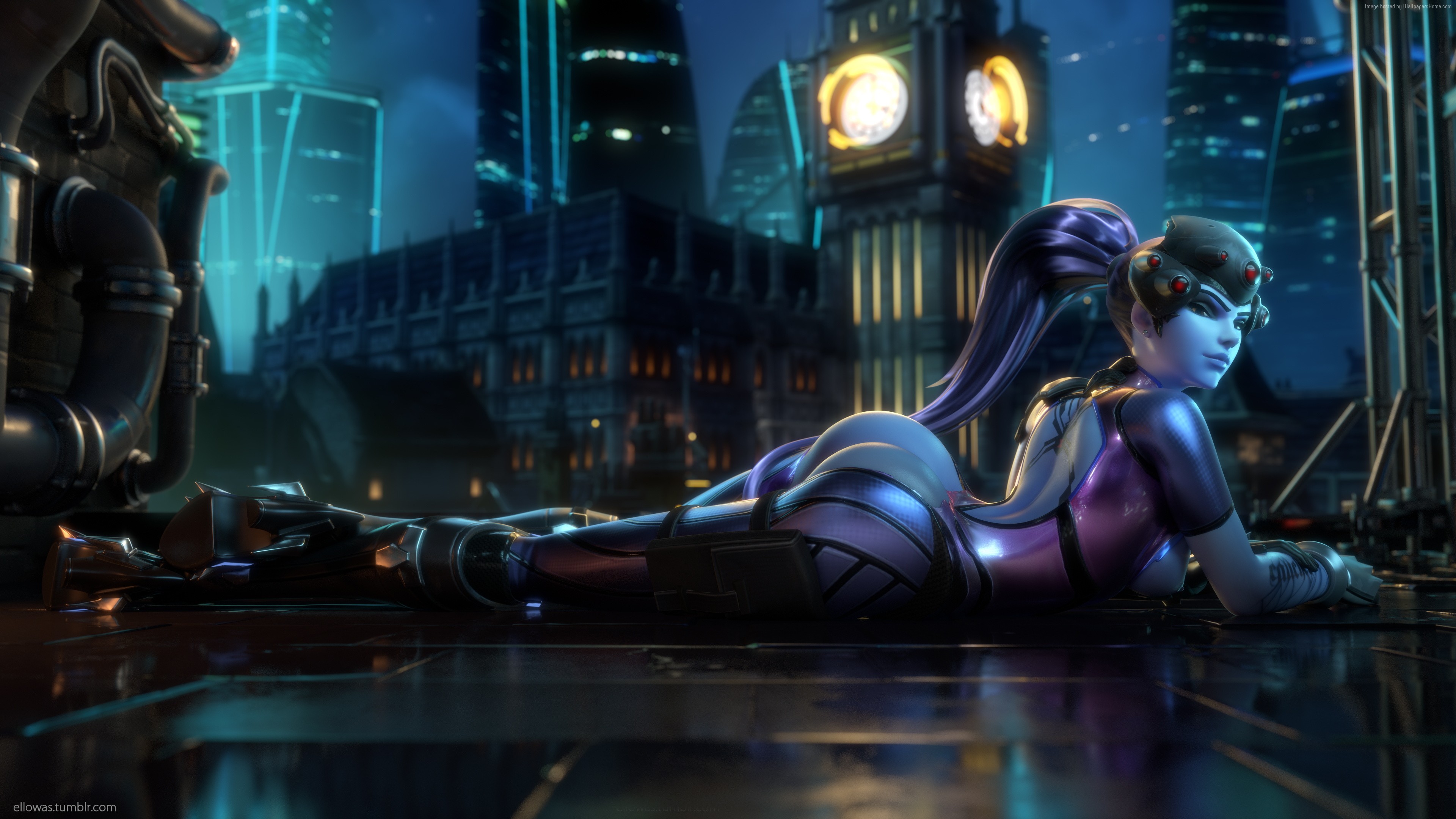 Overwatch, 4K, Widowmaker HD Wallpaper