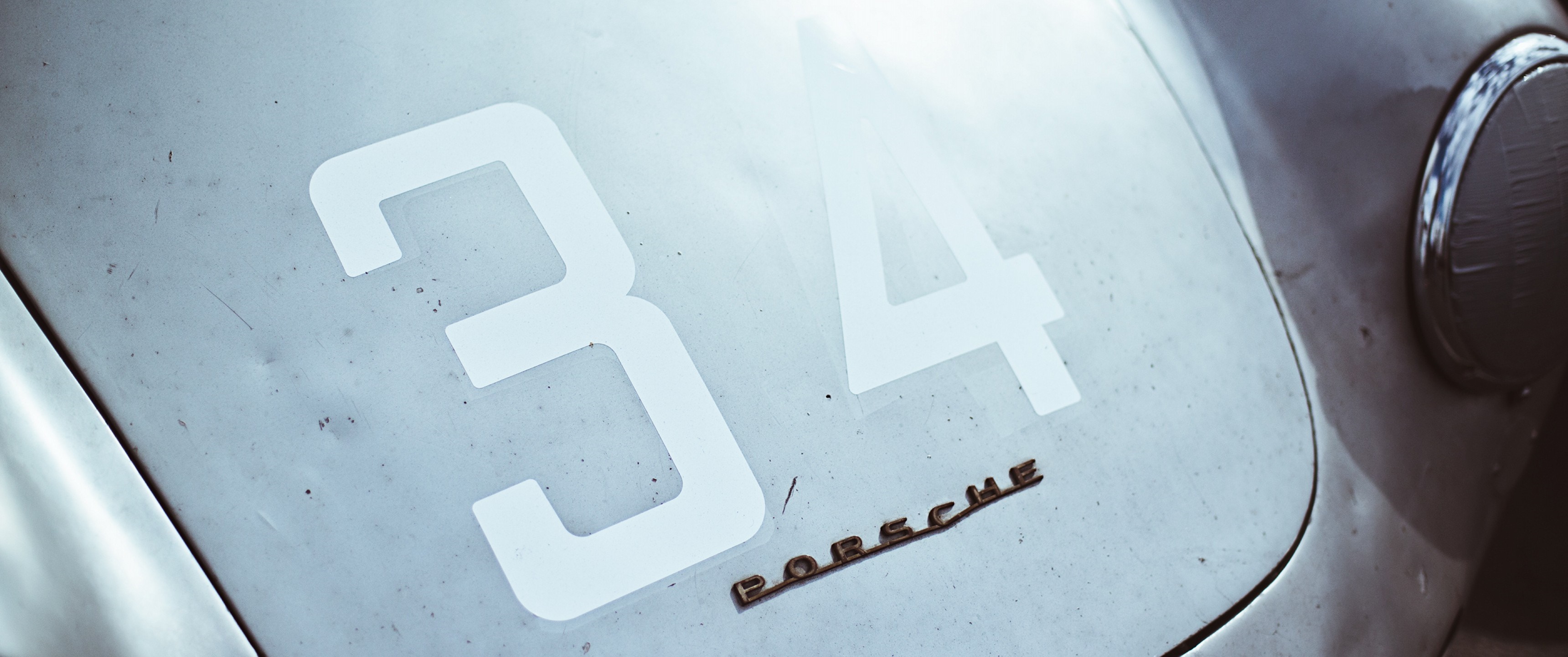 Porsche car with number 34 HD Wallpaper