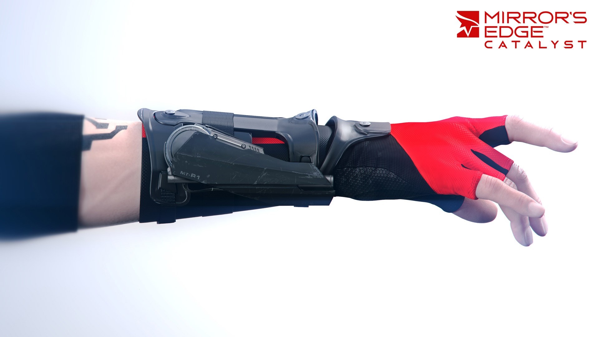 Mirror's Edge Catalyst arm device and hand HD Wallpaper