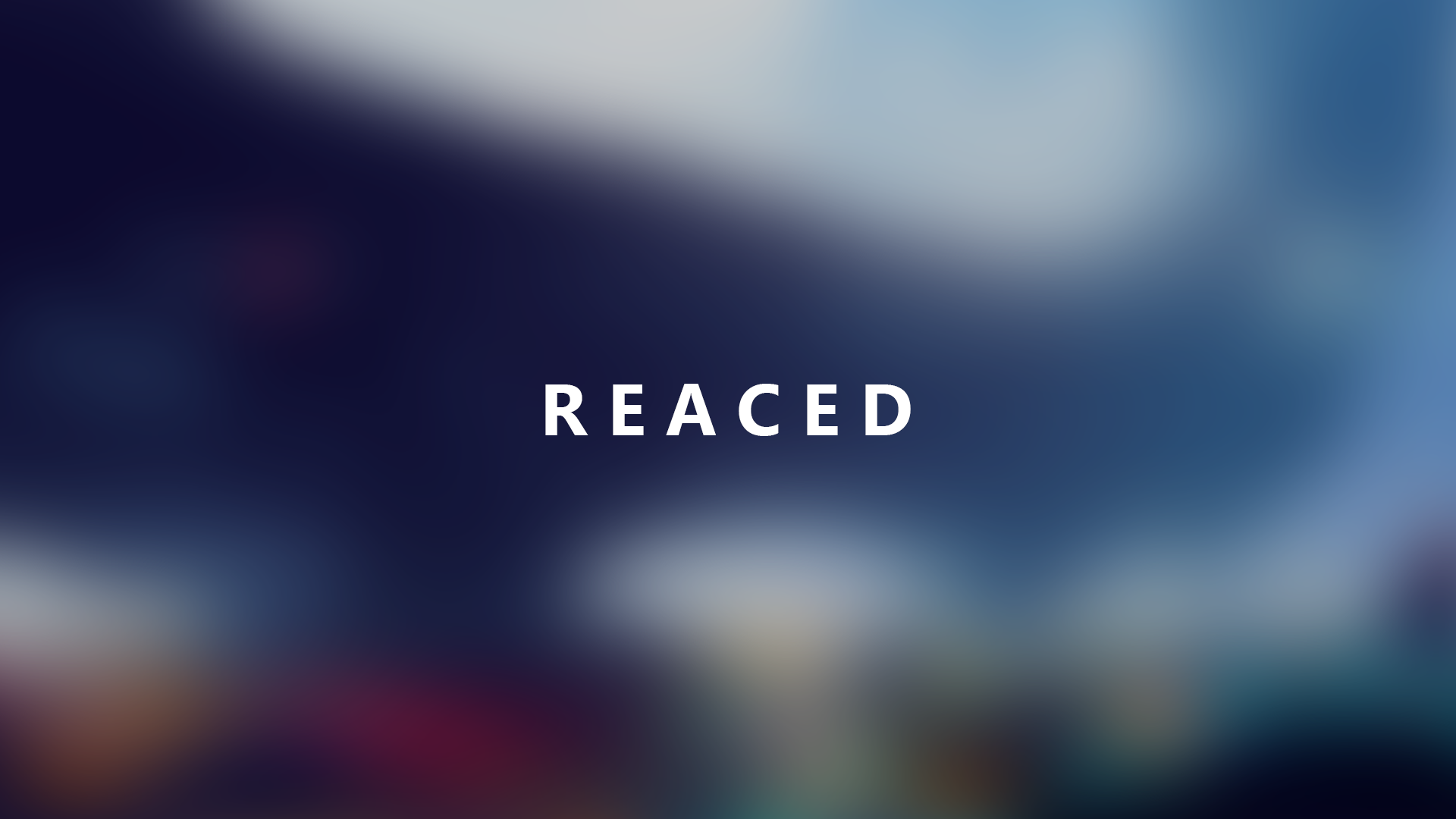 REACED text on blurred background HD Wallpaper