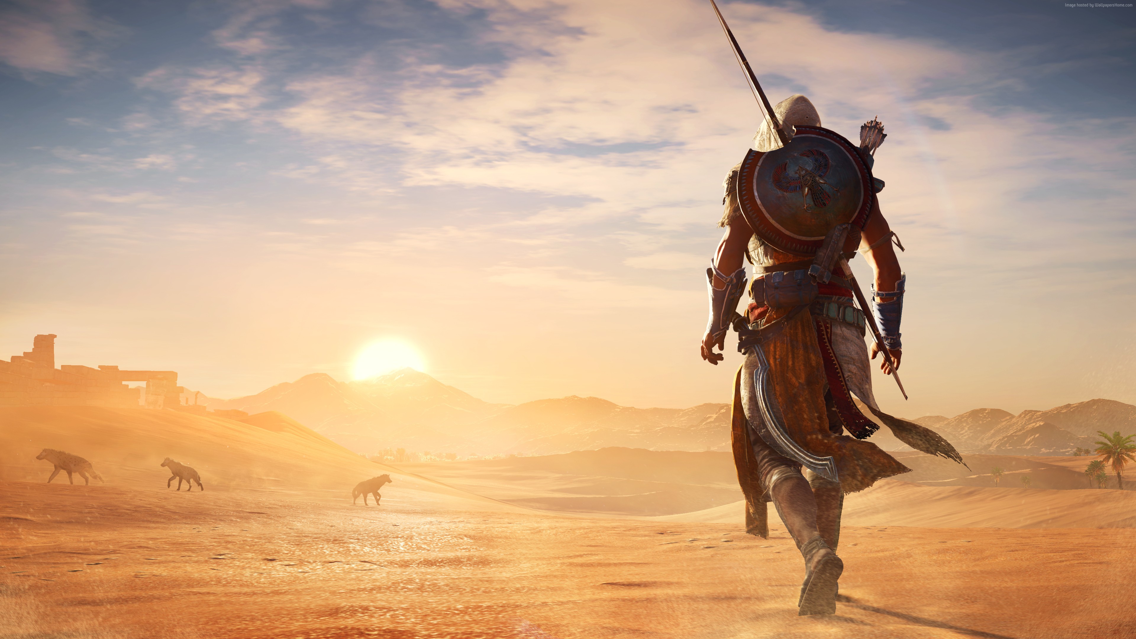 Assassin's Creed Origins 4K screenshot HD Wallpaper