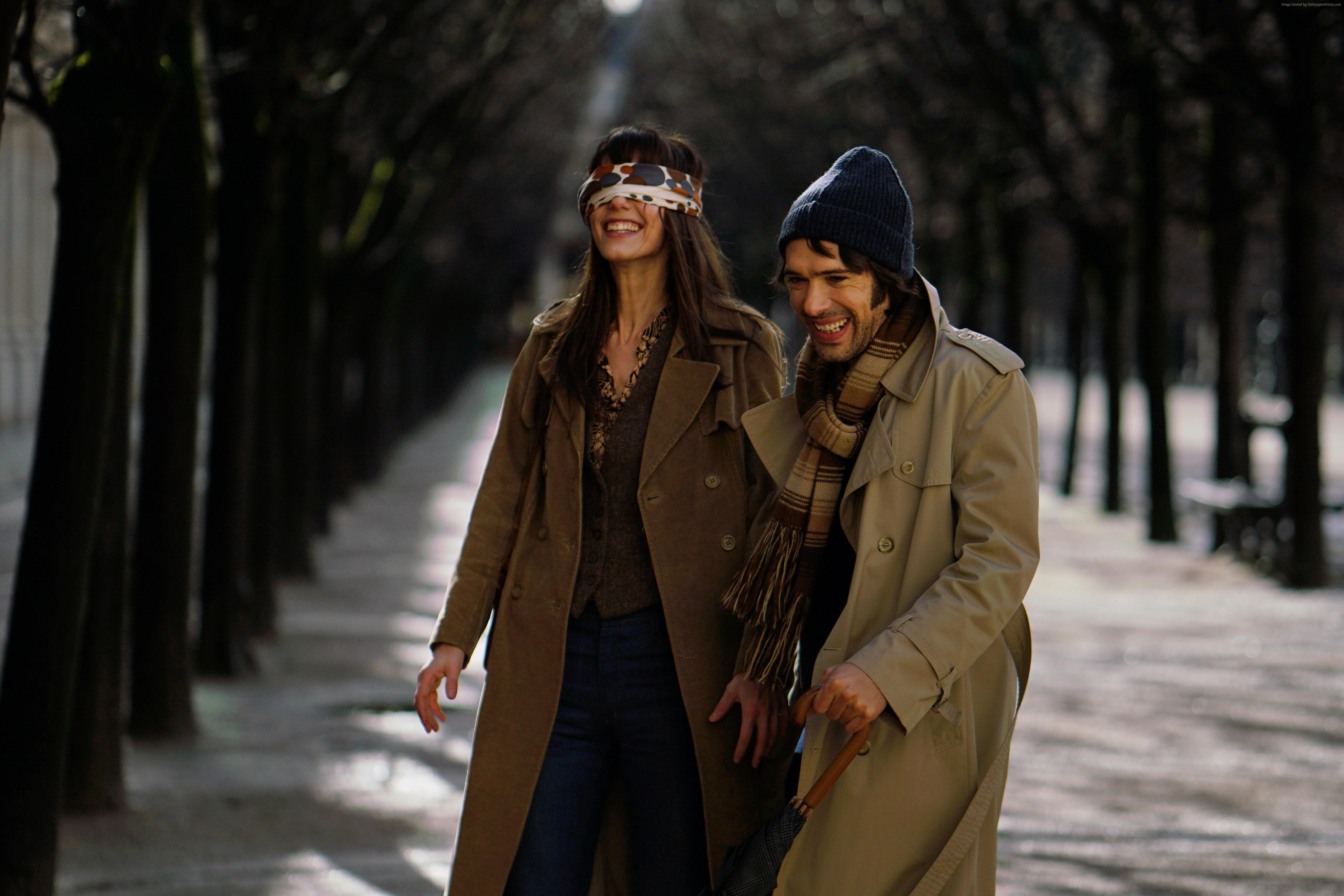 Doria Tillier and Nicolas Bedos in Mr & Mme Adelman HD Wallpaper