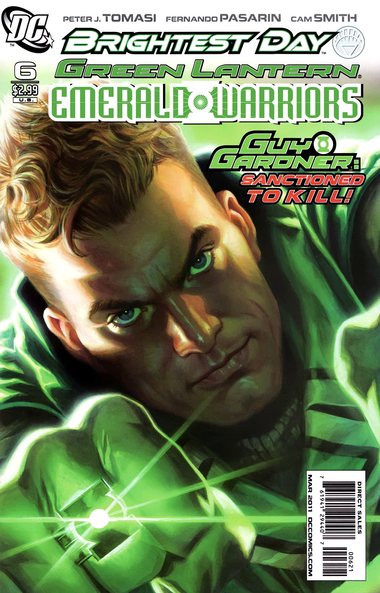 Green Lantern Emerald Warriors #6: Guy Gardner HD Wallpaper