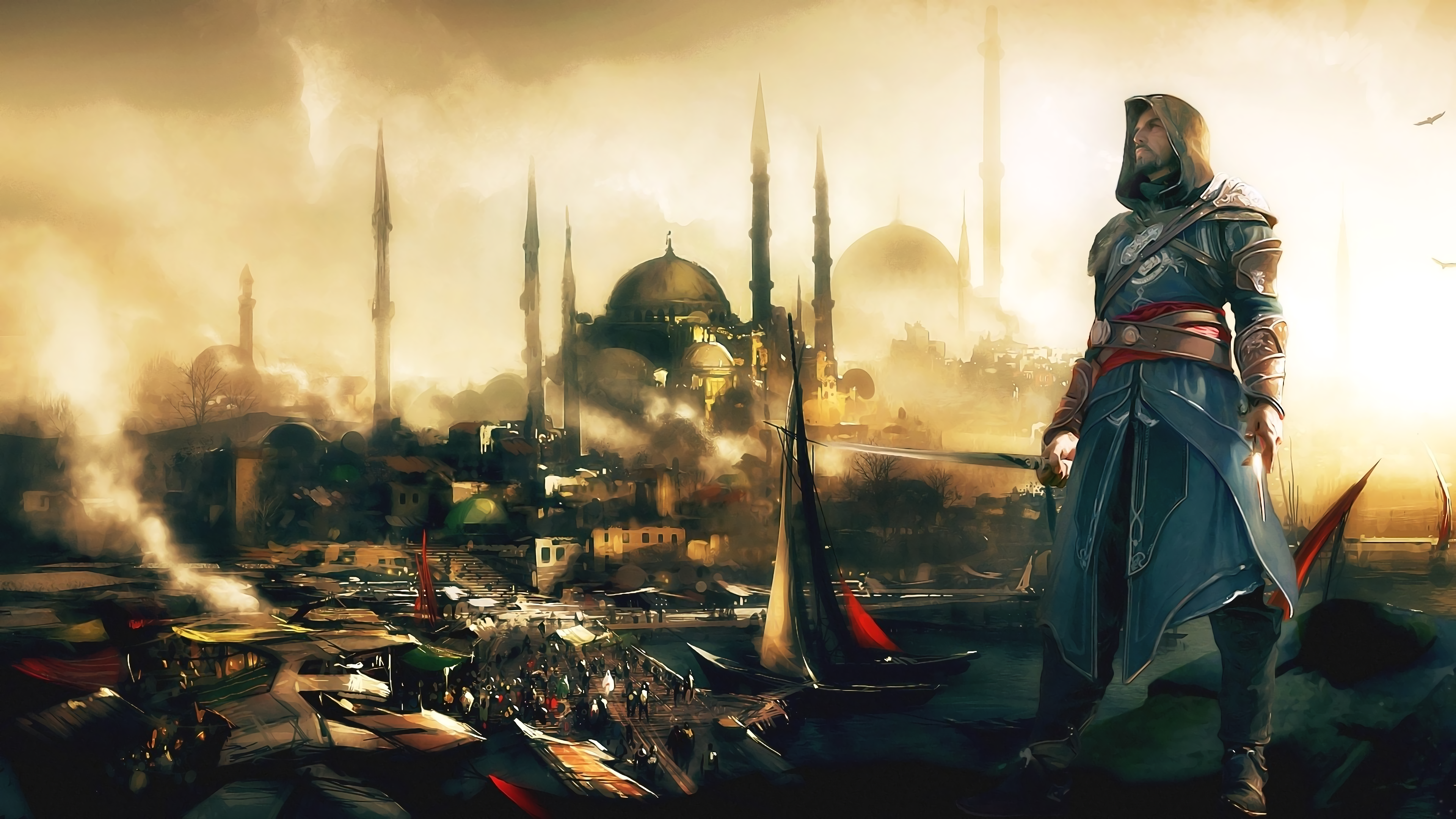 Ezio Auditore da Firenze from Assassin's Creed Revelations HD Wallpaper
