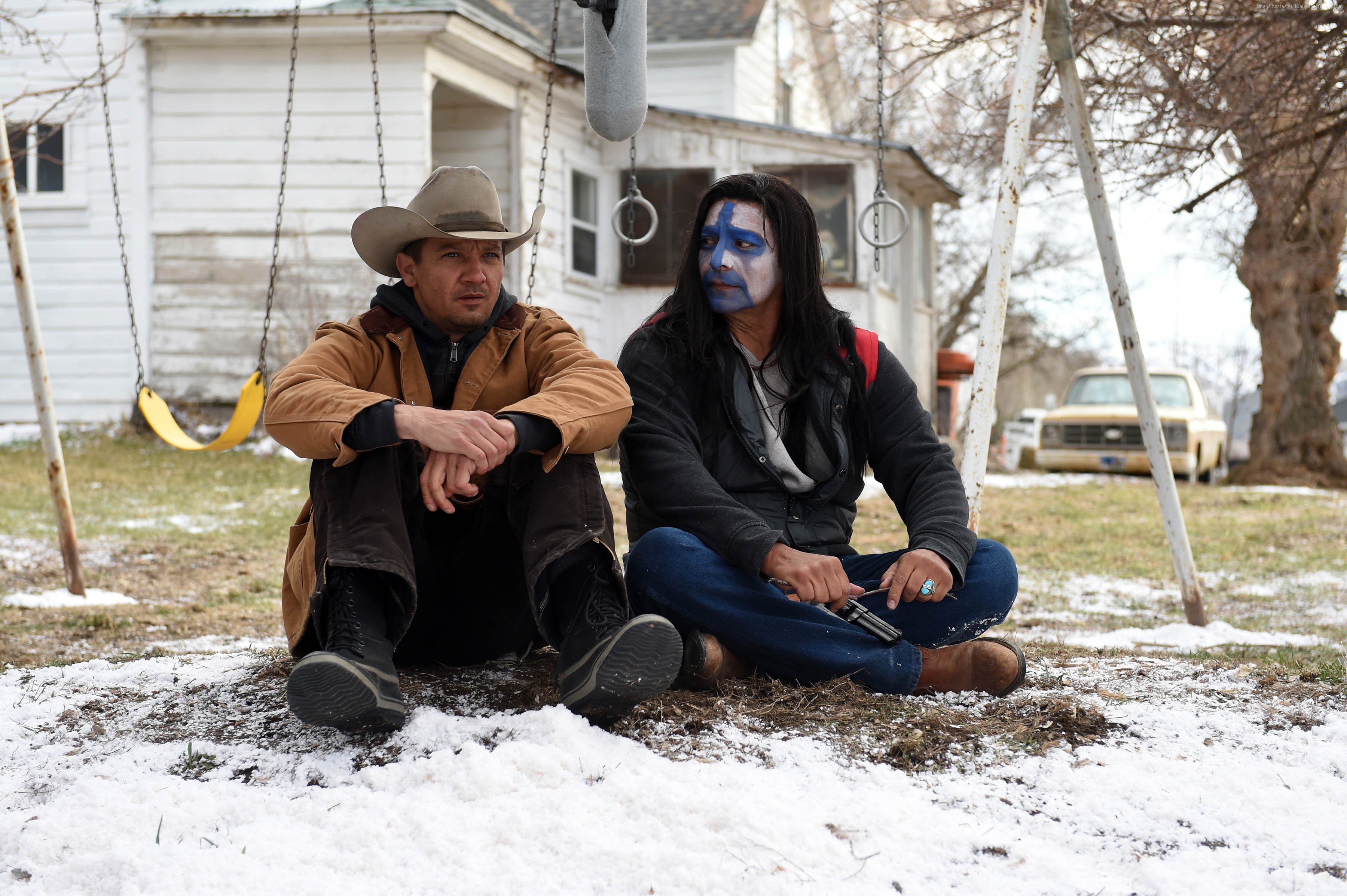 Jeremy Renner in Wind River HD Wallpaper