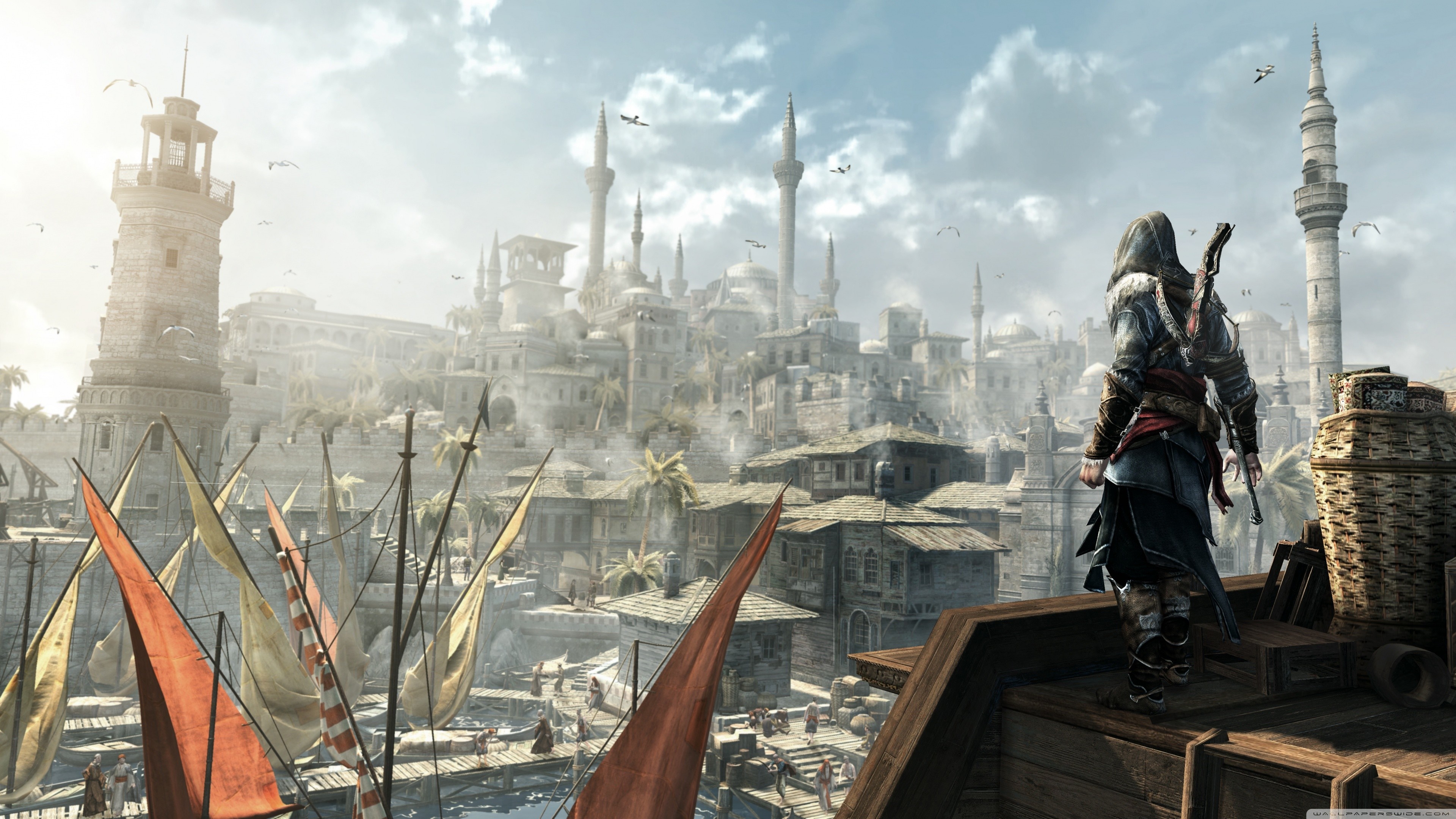 Ezio Auditore da Firenze from Assassin's Creed Revelations in Constantinople HD Wallpaper
