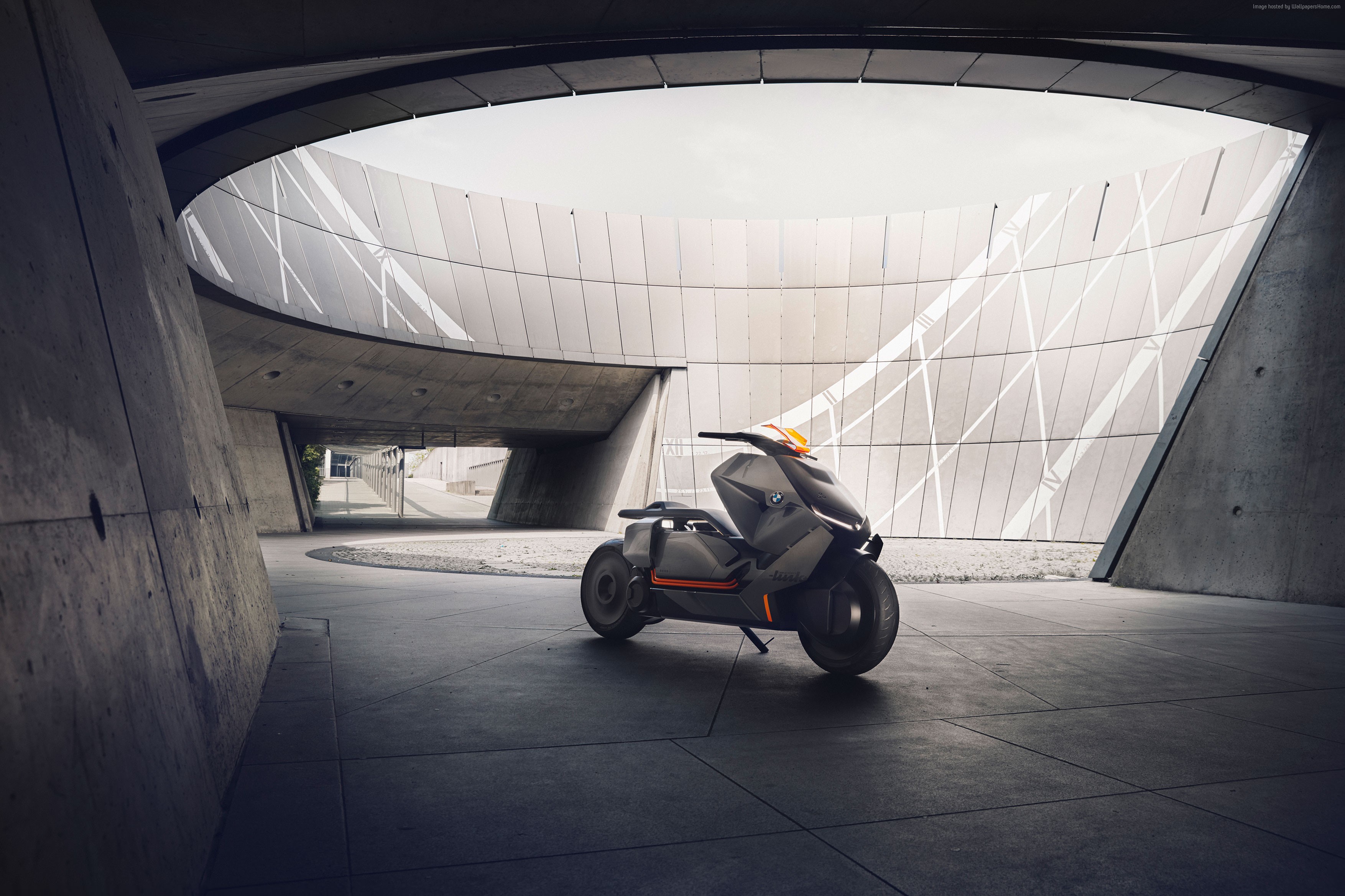 BMW Motorrad Concept Link electric scooter HD Wallpaper