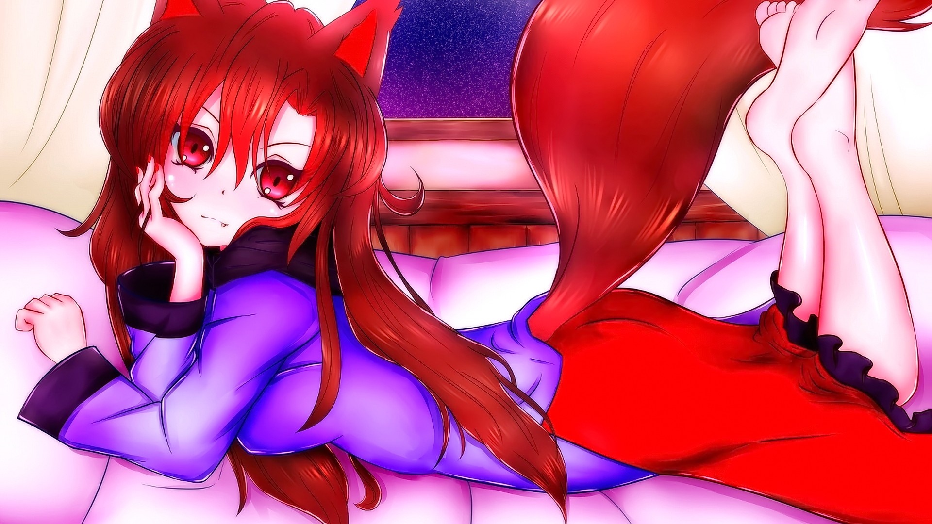 Imaizumi Kagerou from Touhou Project HD Wallpaper