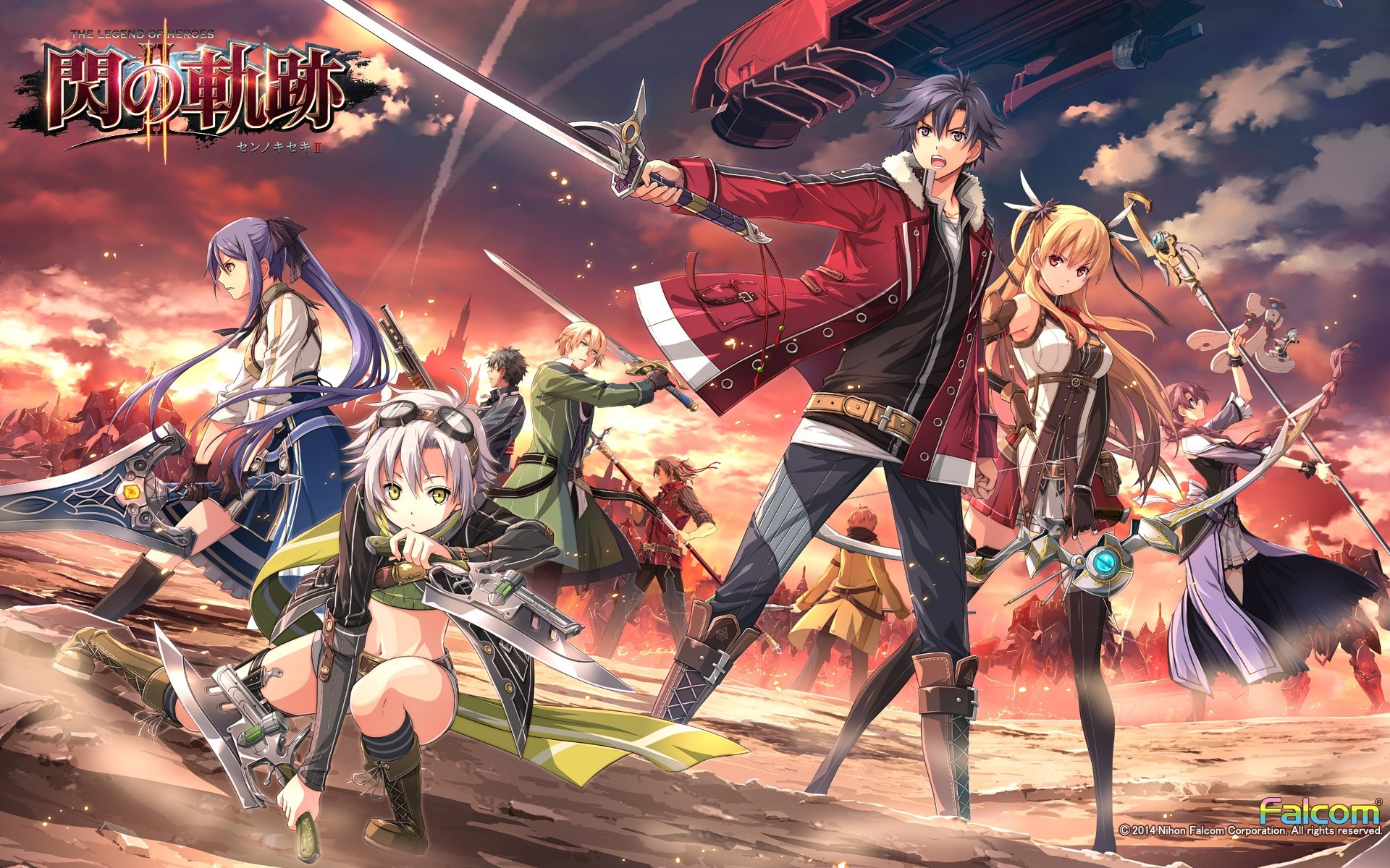 The Legend of Heroes: Sen no Kiseki characters with swords HD Wallpaper