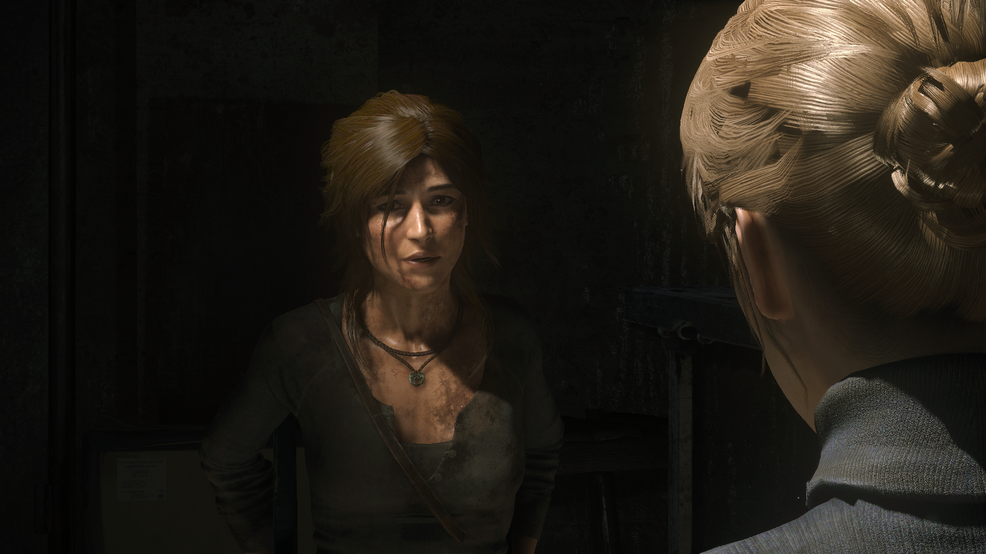 Lara Croft from Rise of the Tomb Raider in darkness HD Wallpaper