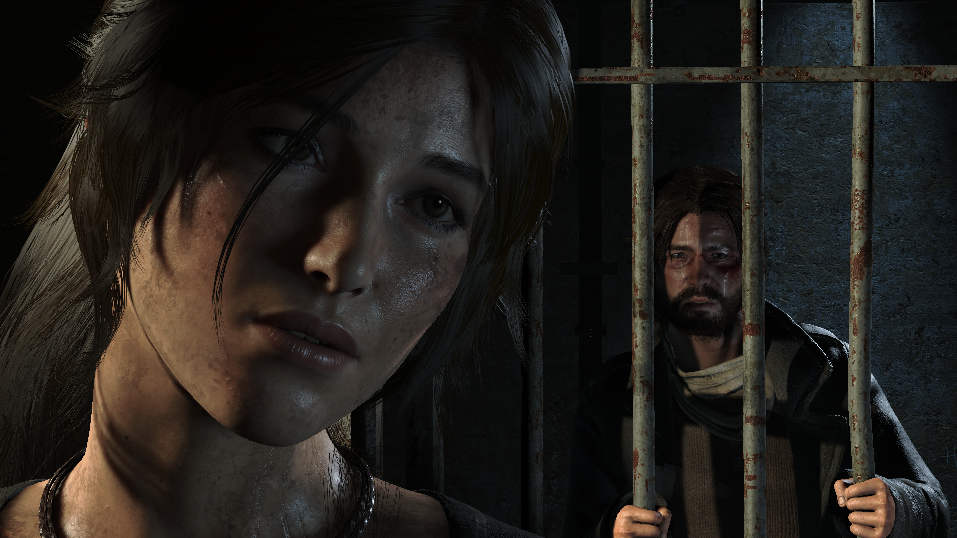Lara Croft from Rise of the Tomb Raider in prison HD Wallpaper