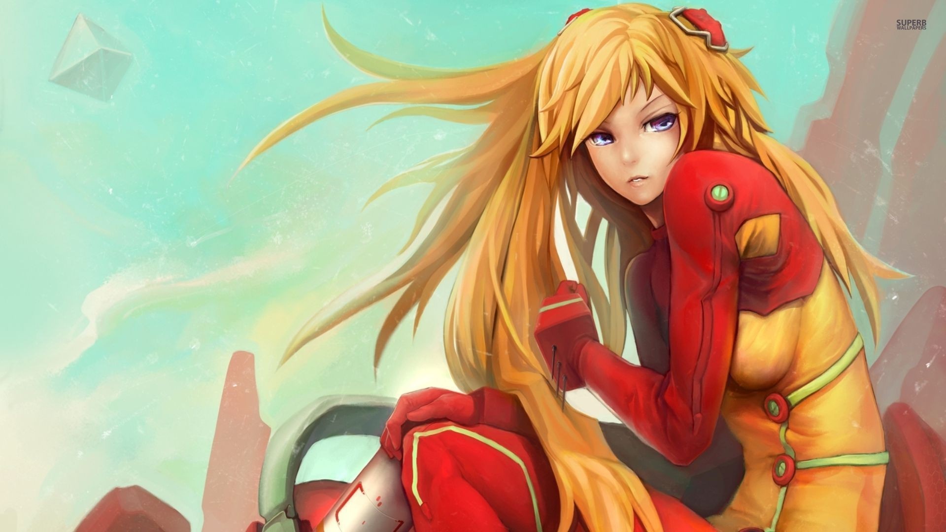 Asuka Langley Soryu from Neon Genesis Evangelion HD Wallpaper