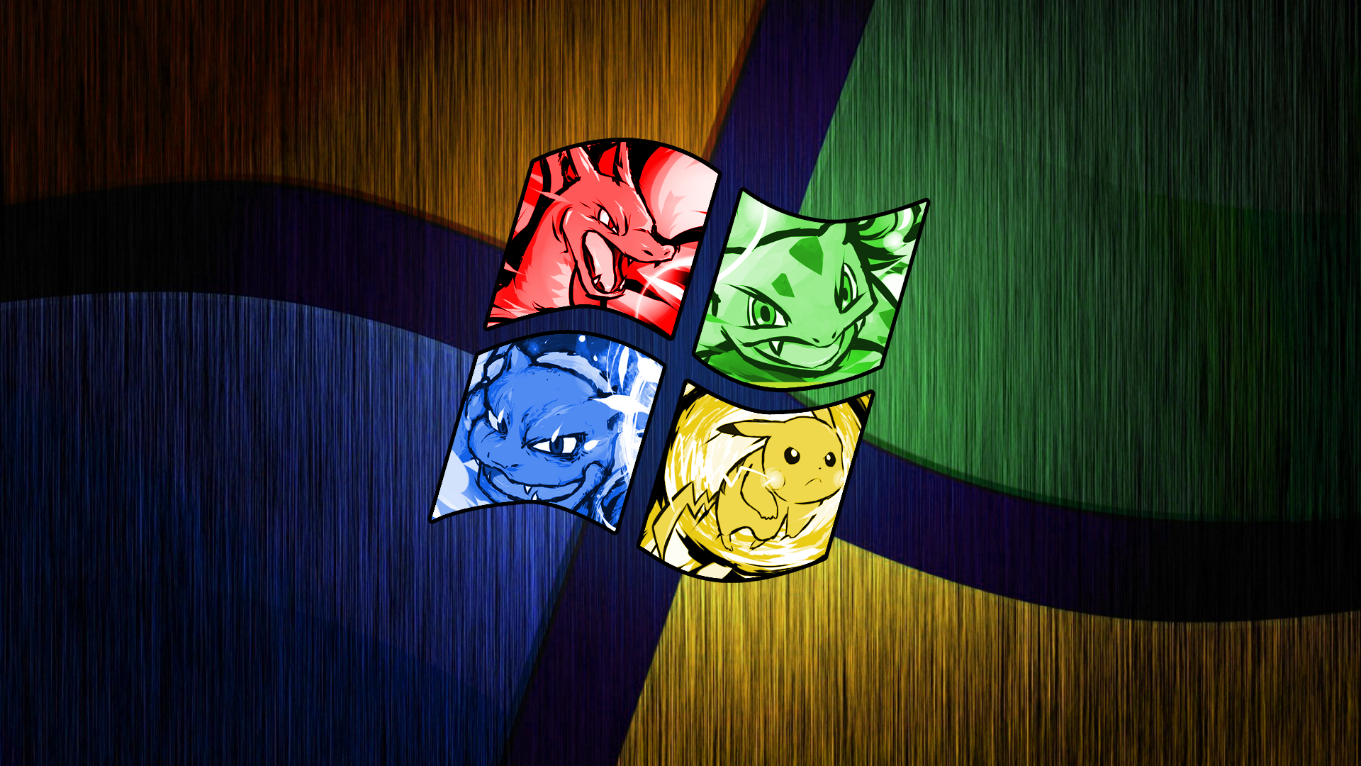 Pokemon Windows Logo Illustration HD Wallpaper