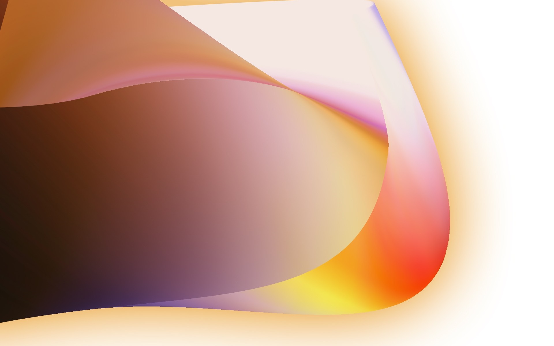 Abstract digital art with flowing shapes and colors HD Wallpaper