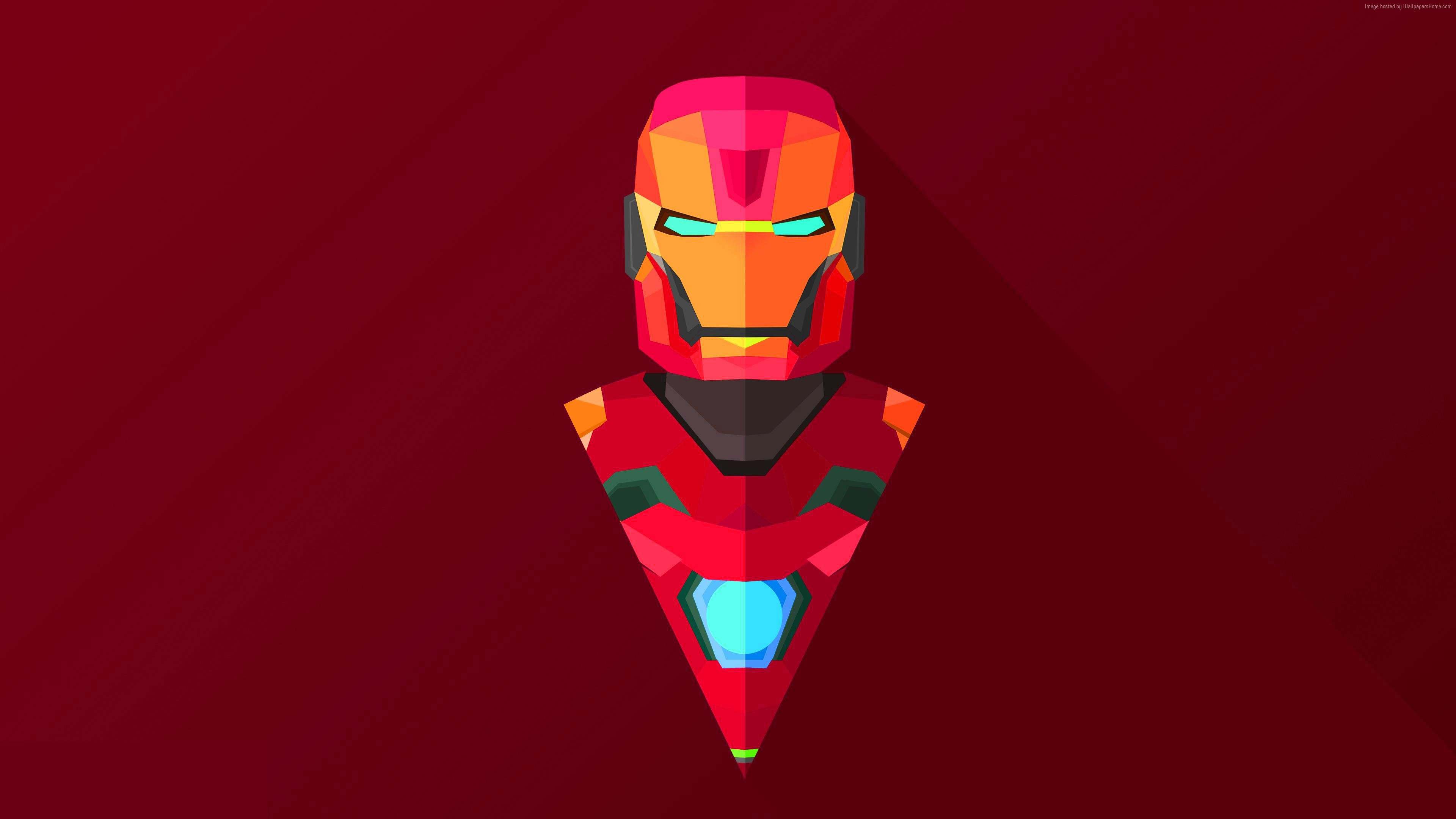 Iron Man abstract 4K HD Wallpaper